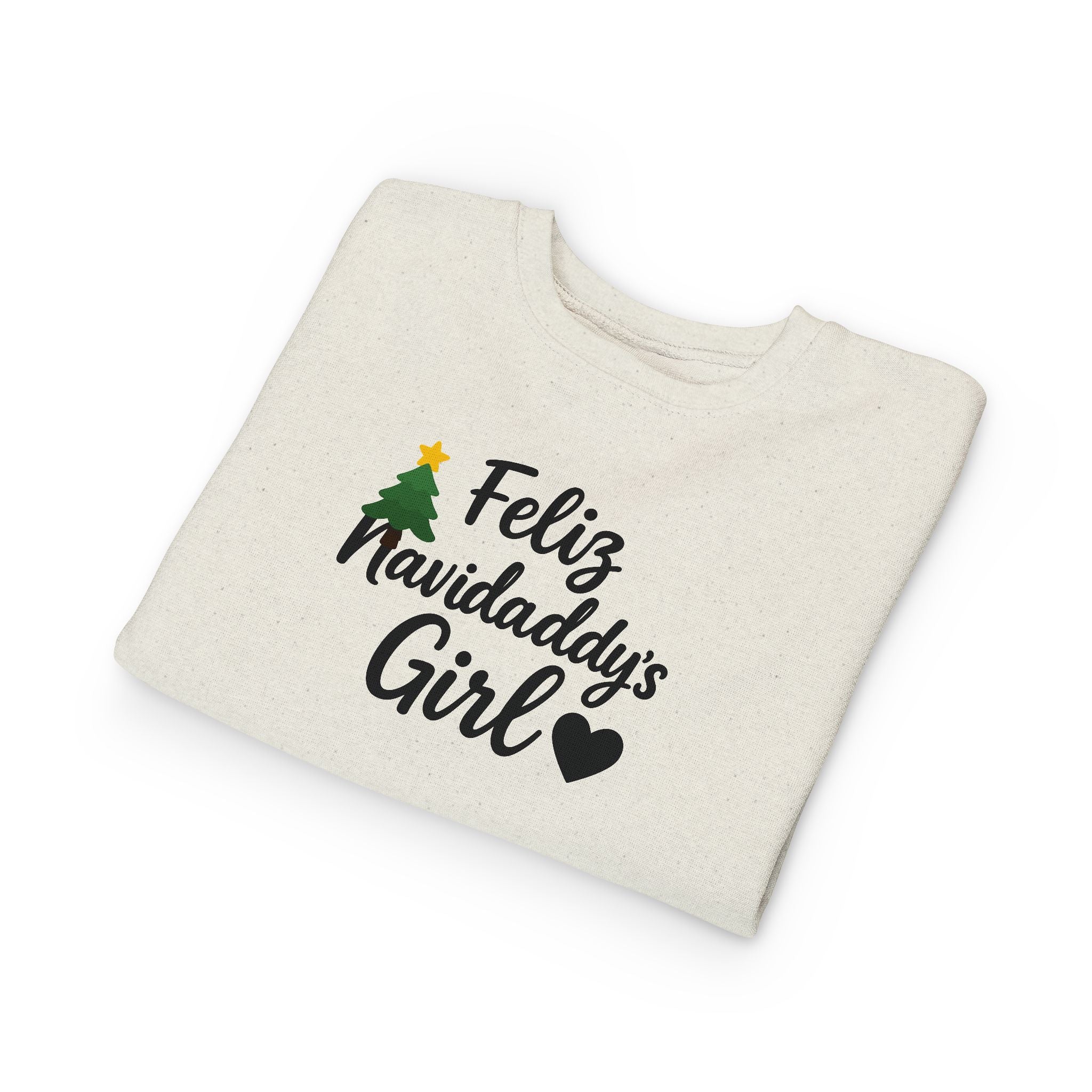 Feliz Navidaddy's Girl Toddler Sweatshirt