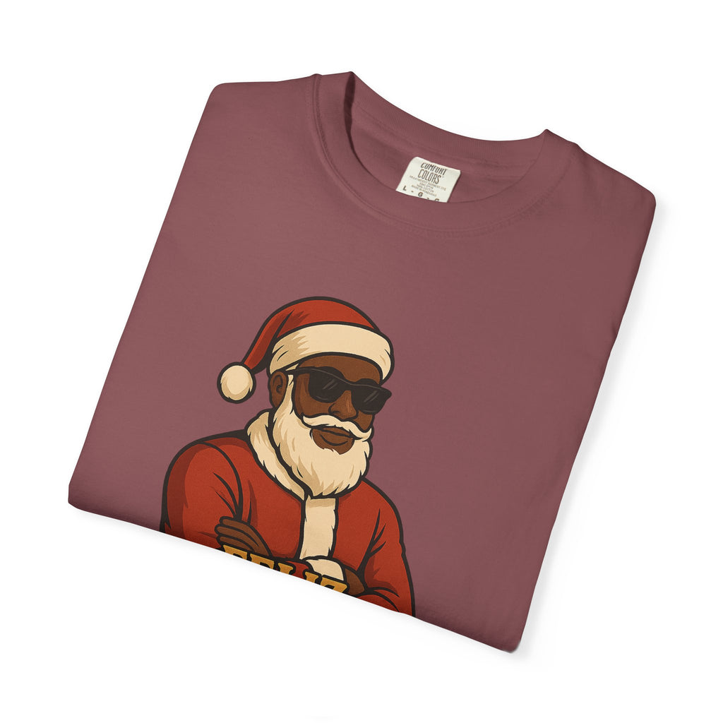 Black Santa Feliz Navidaddy T Shirt