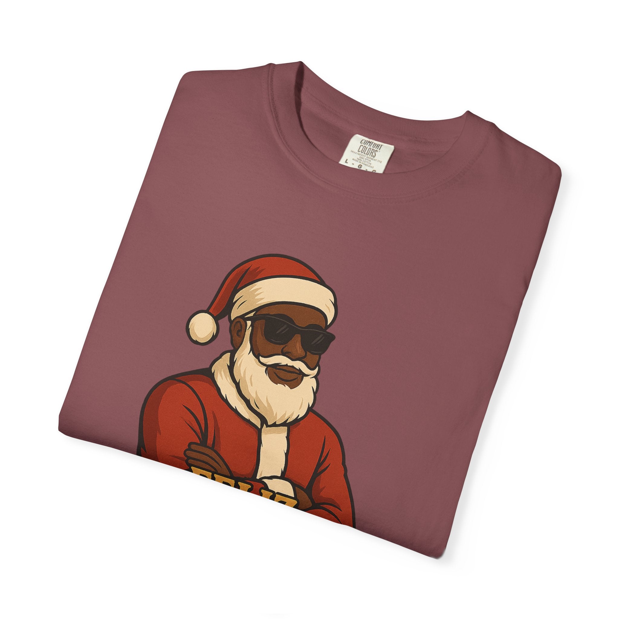 Black Santa Feliz Navidaddy T Shirt