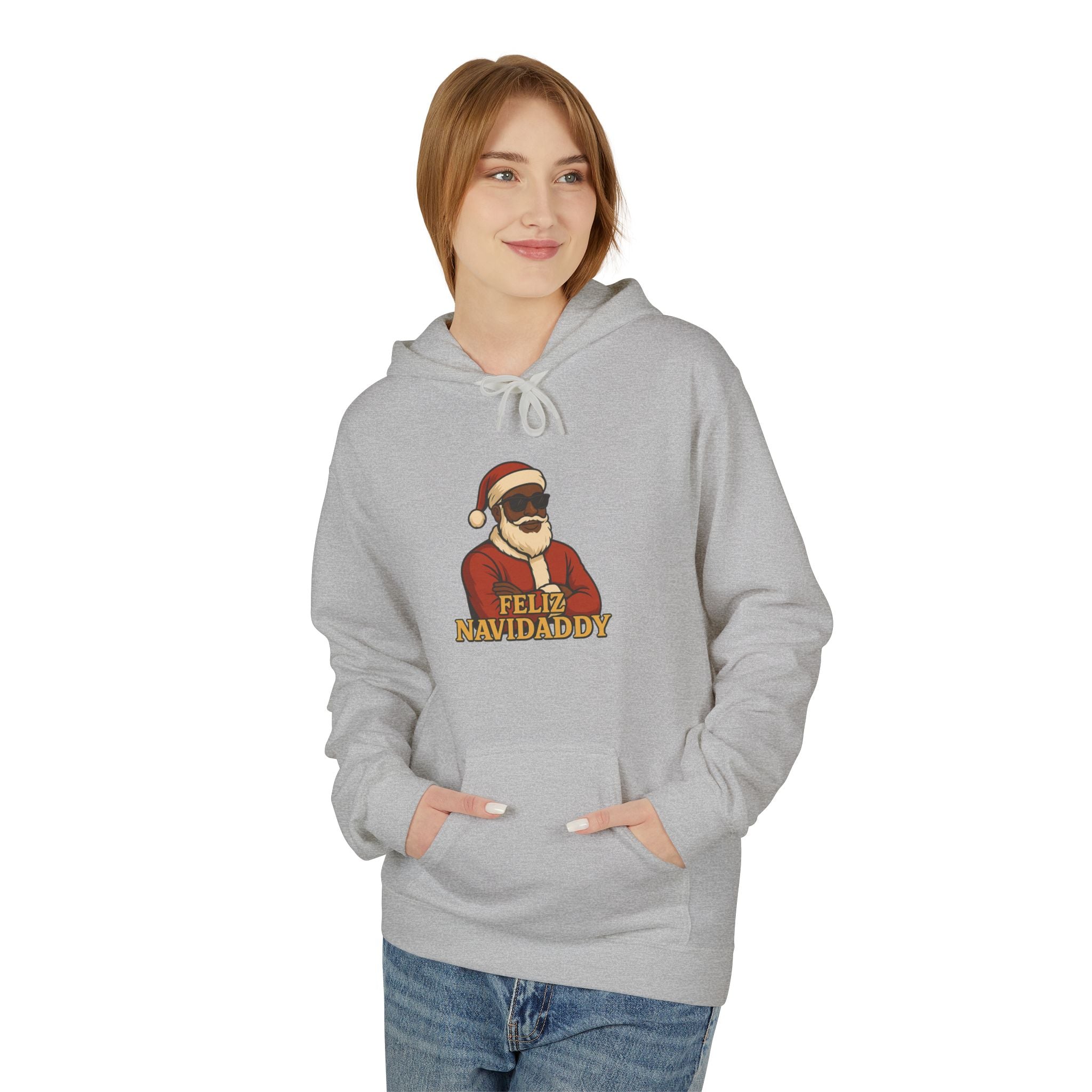 Black Santa Holiday Hoodie