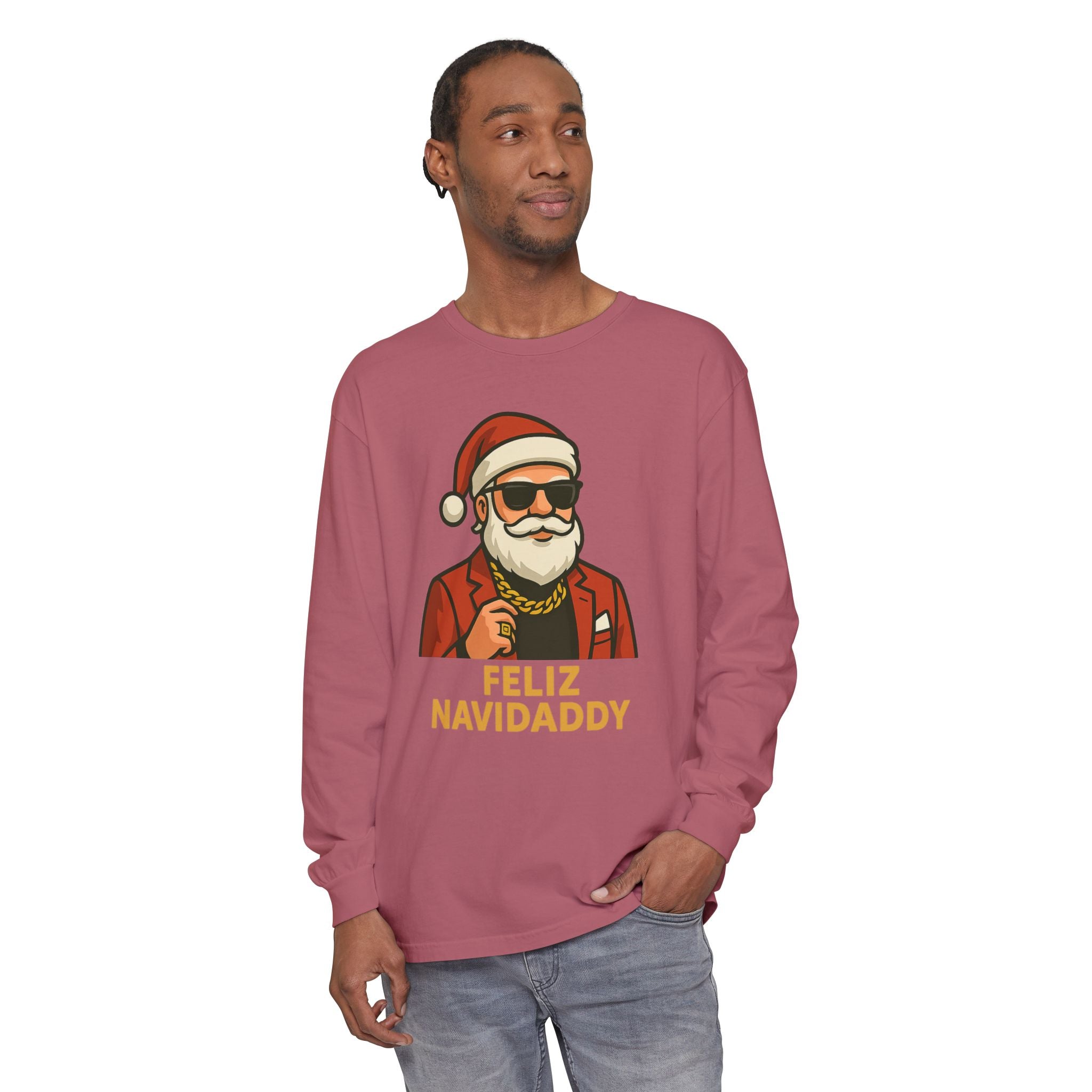The Golden Clause Feliz Navidaddy Long Sleeve