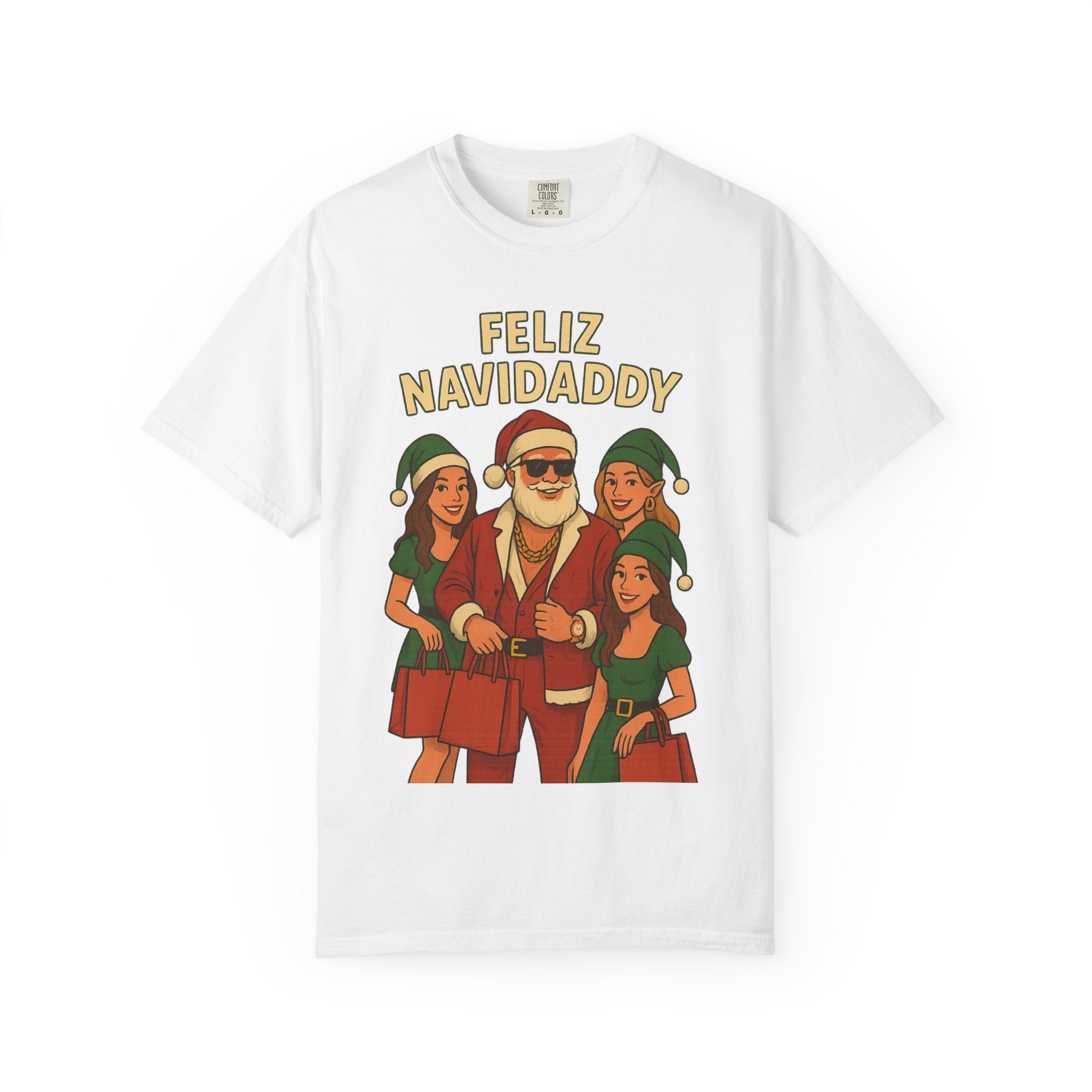 Shopping Daddy Santa T Shirt