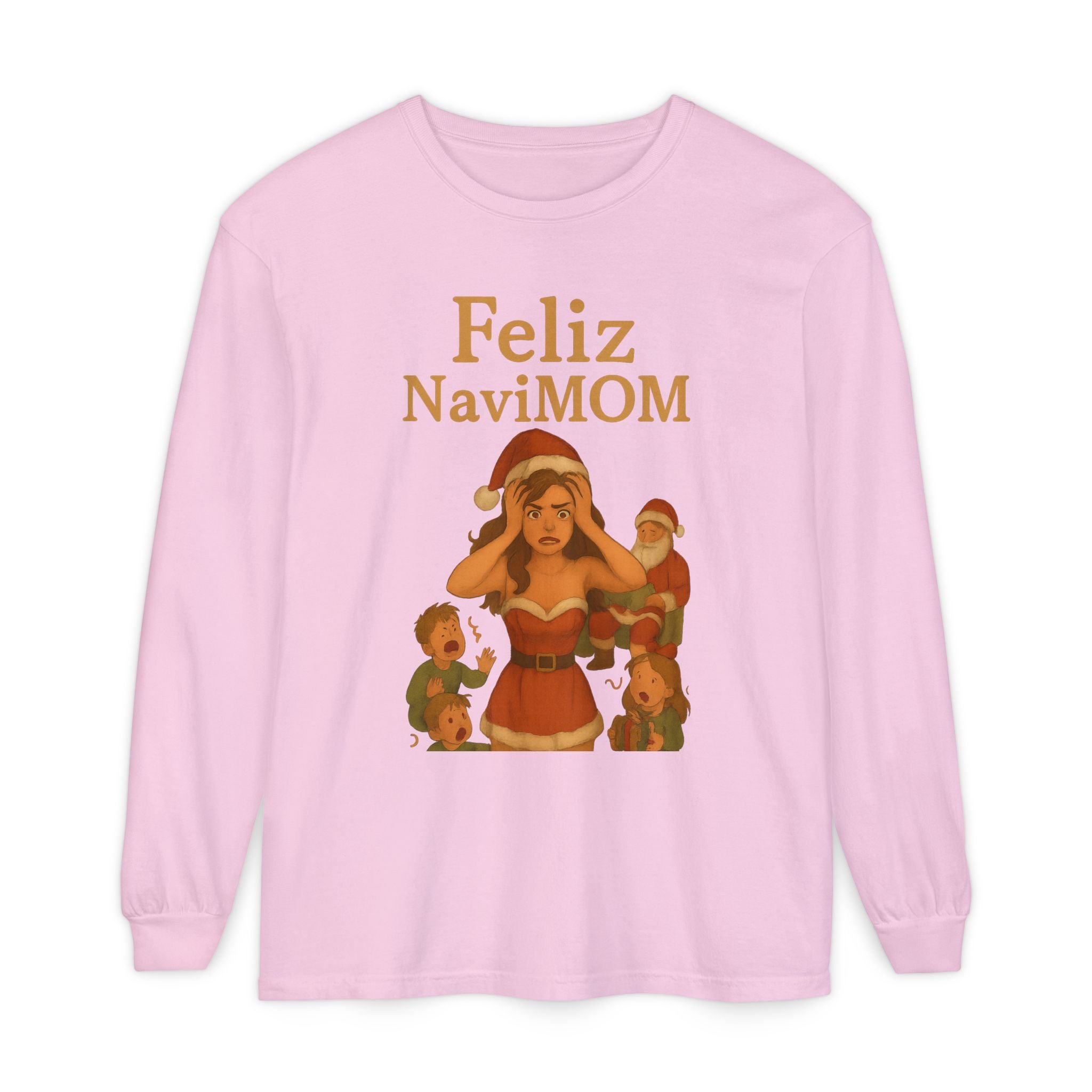 Stressed Chrismas Mom FeliznaviMOM