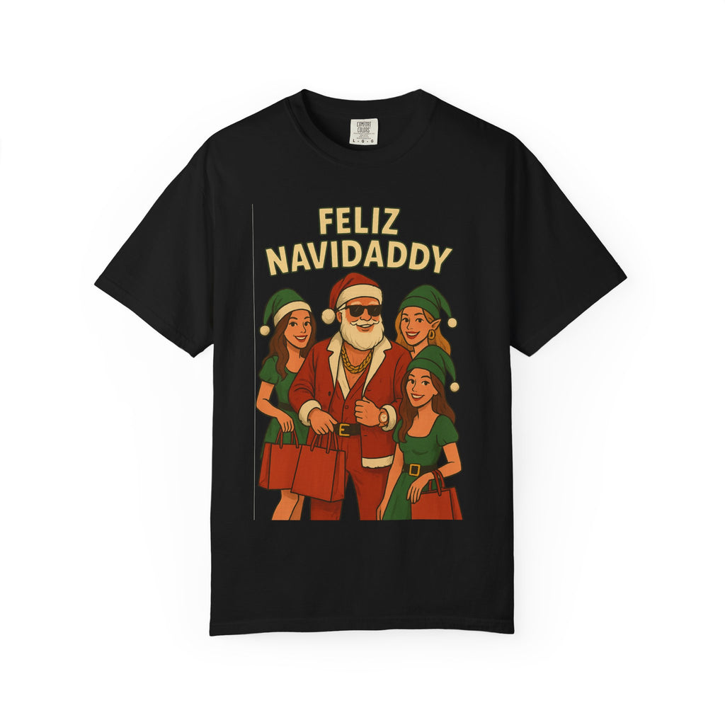 Shopping Daddy Santa T Shirt