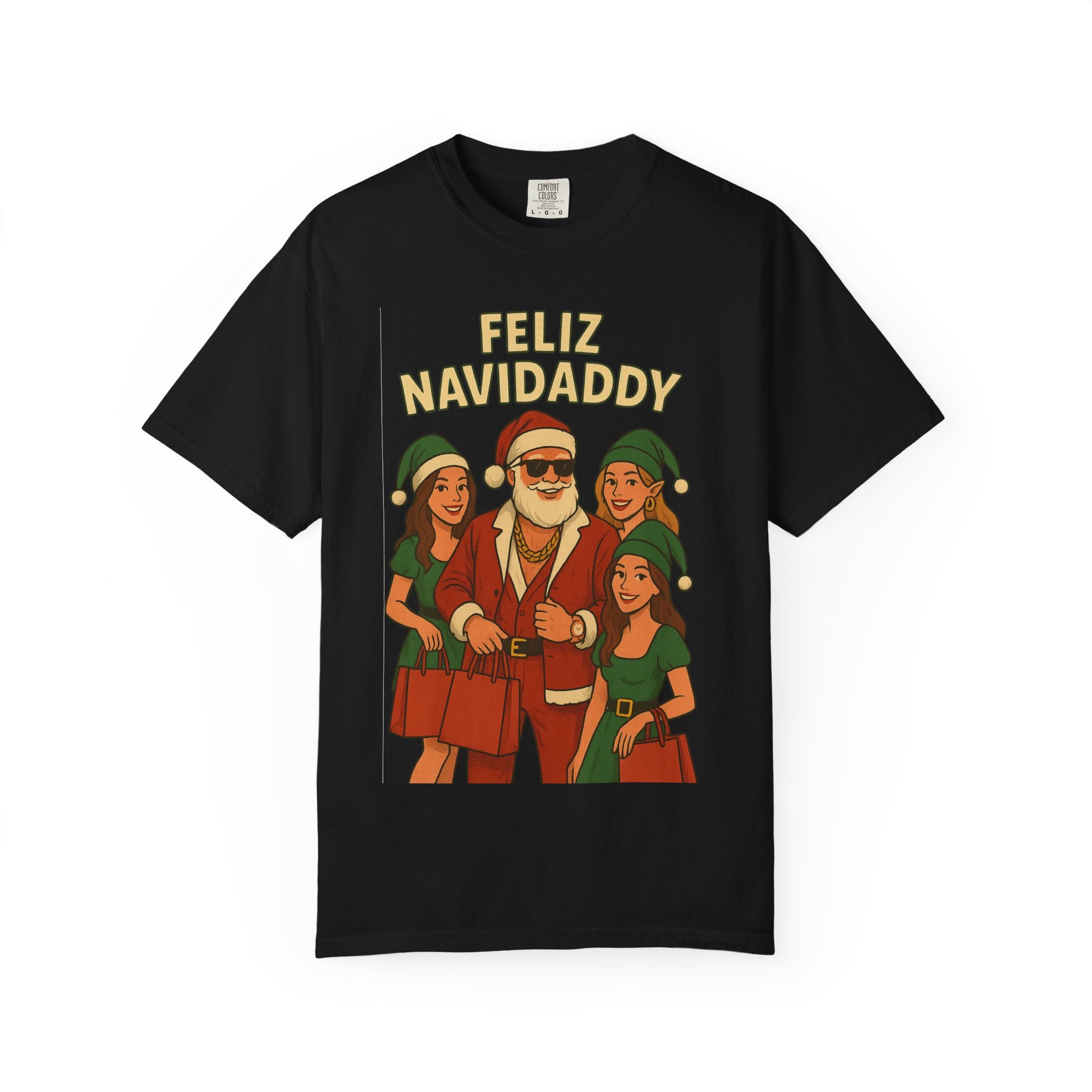 Shopping Daddy Santa T Shirt