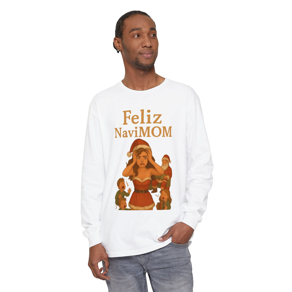 Stressed Chrismas Mom FeliznaviMOM