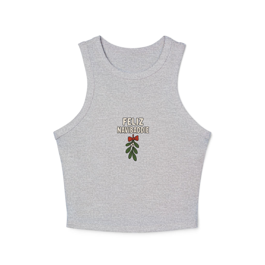 Feliz Navibaddie Women's Micro Rib Racer Tank Top