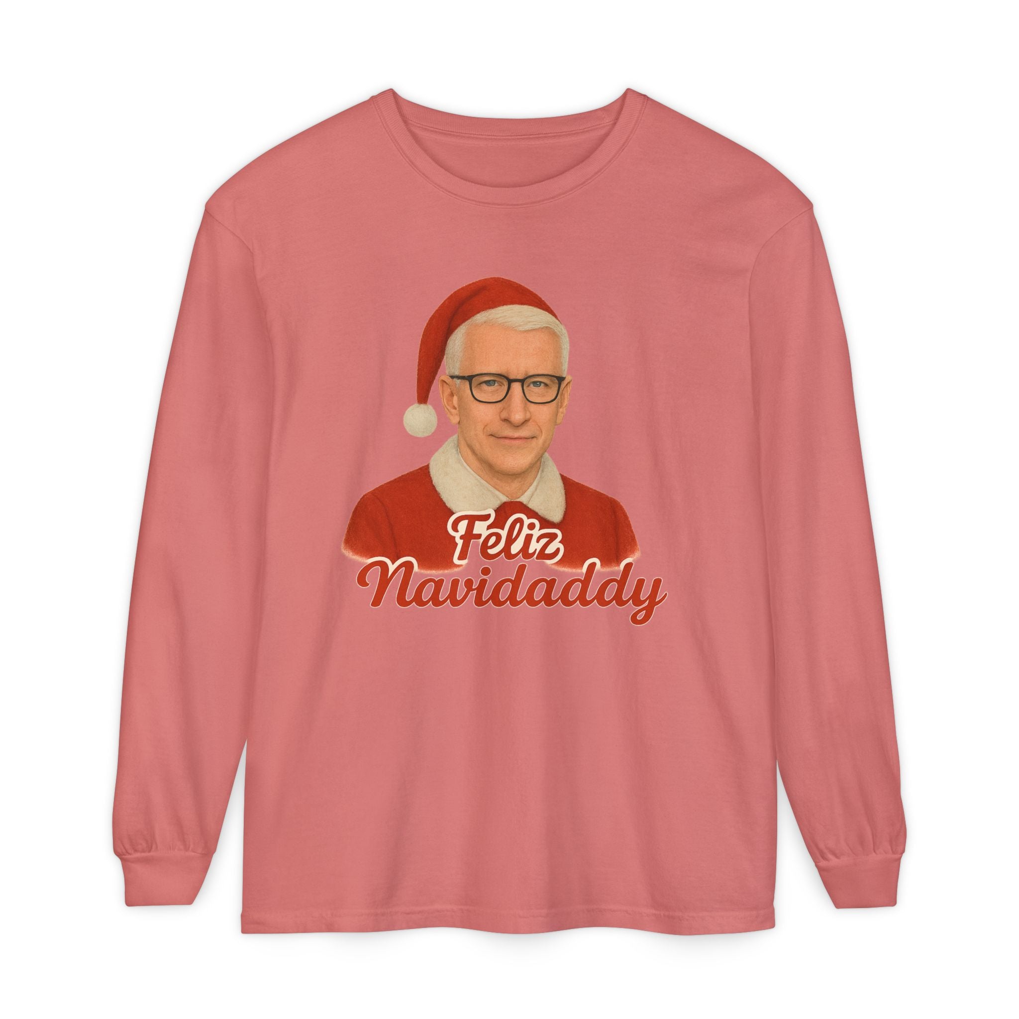 Anderson Cooper Feliz Navidaddy Long Sleeve