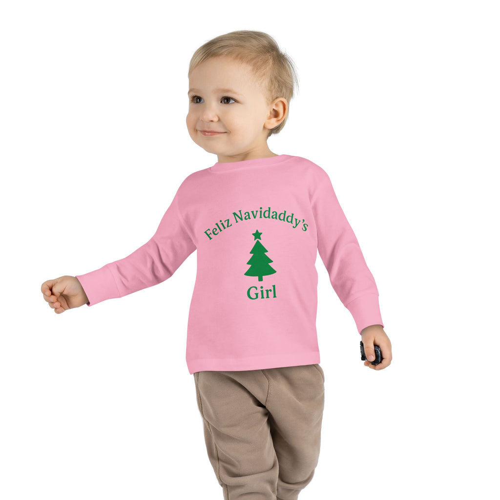 Toddler Feliz Navidaddy's Girl Long Sleeve