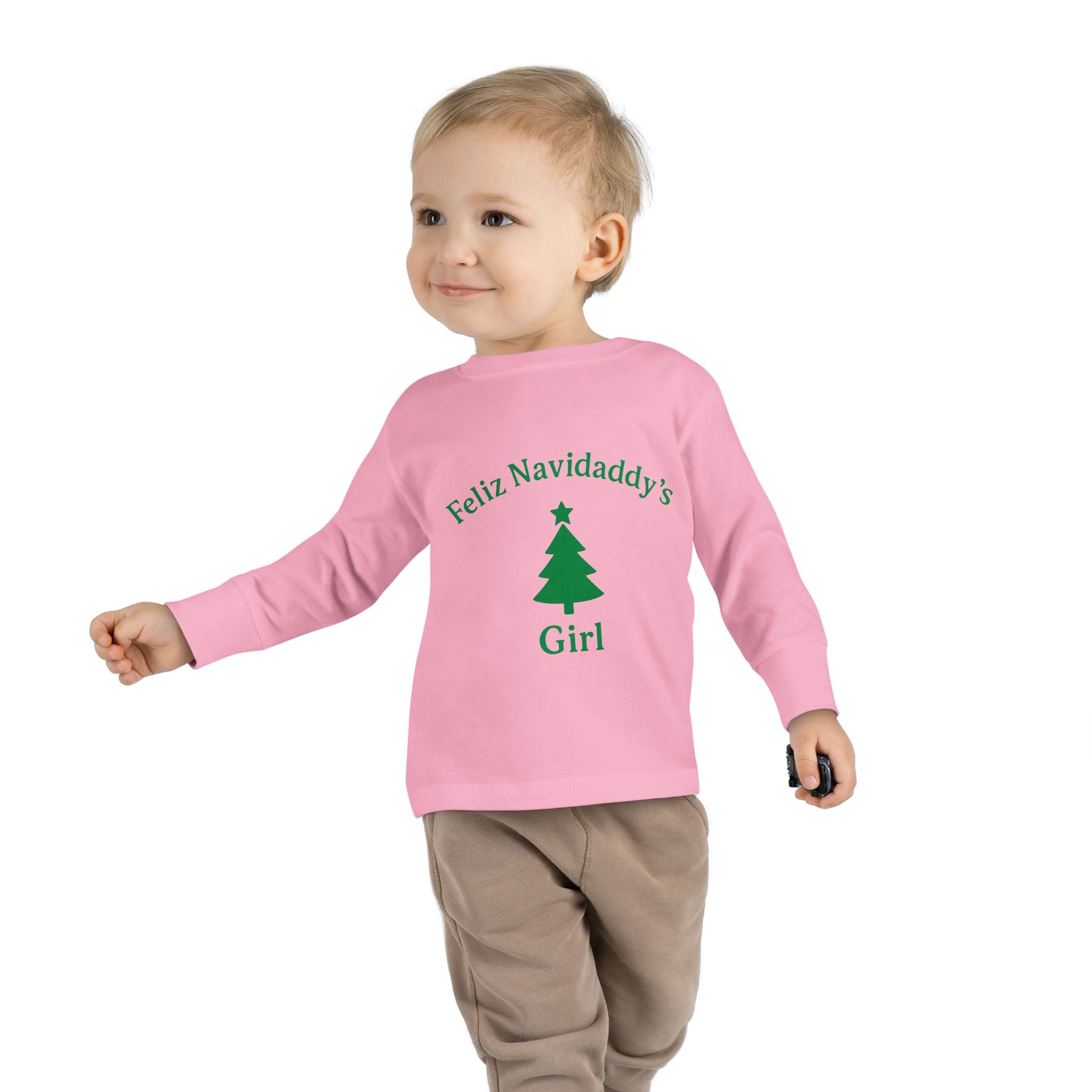 Toddler Feliz Navidaddy's Girl Long Sleeve