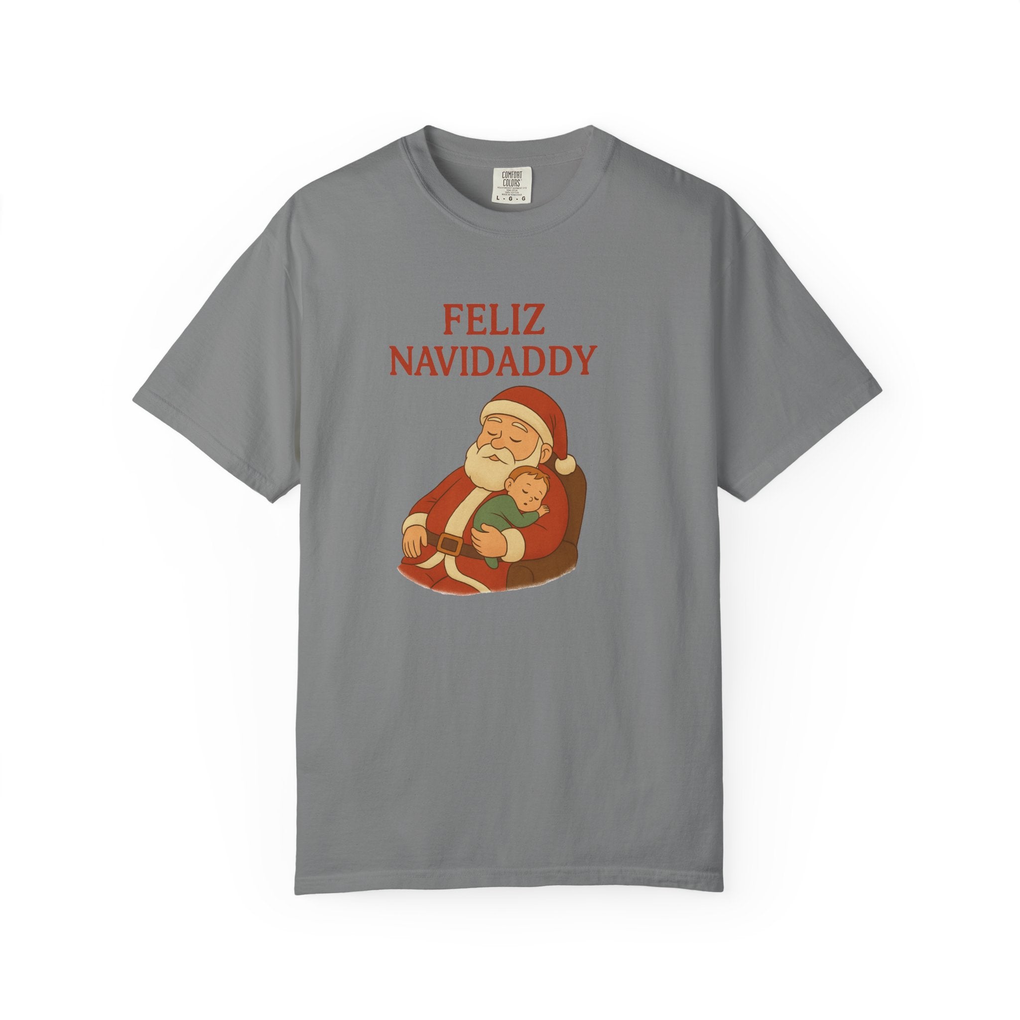 Feliz Navidaddy Sleeping Dad and Baby T Shirt