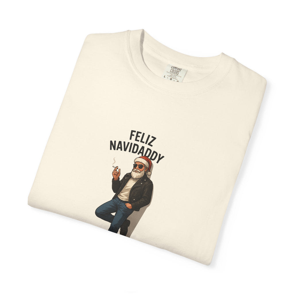Smokin' Santa Feliz Navidaddy T Shirt