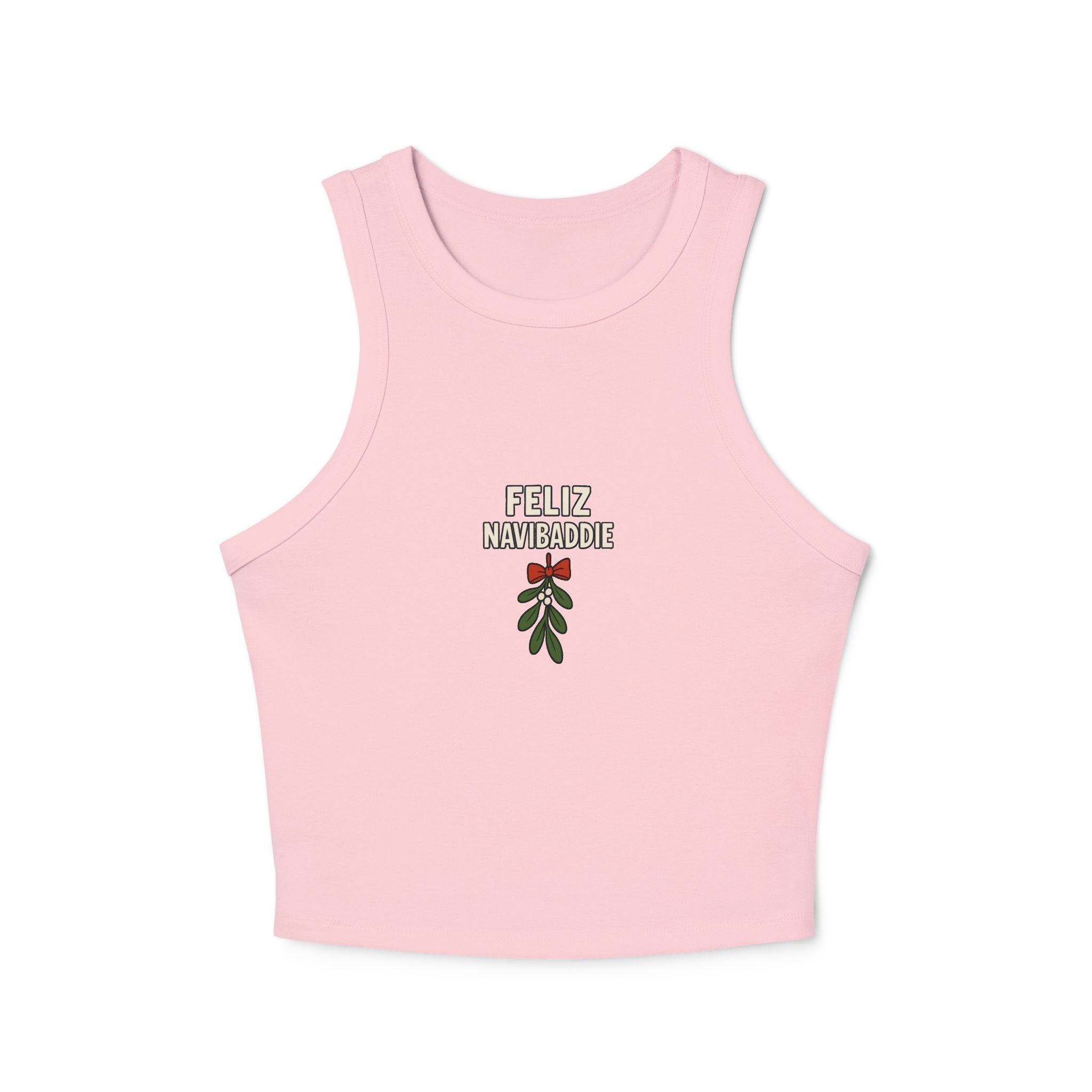 Feliz Navibaddie Women's Micro Rib Racer Tank Top