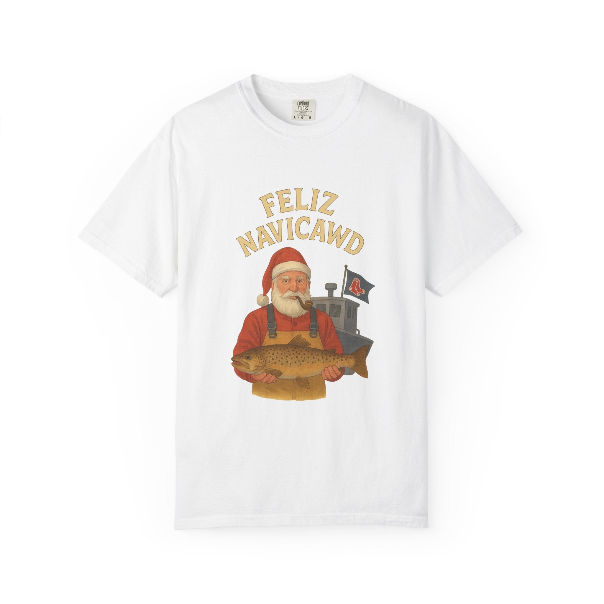 Feliz NaviCAWD Boston Fisherman T shirt
