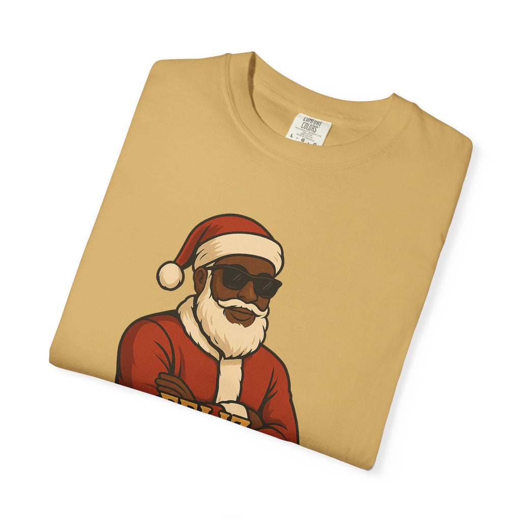 Black Santa Feliz Navidaddy T Shirt