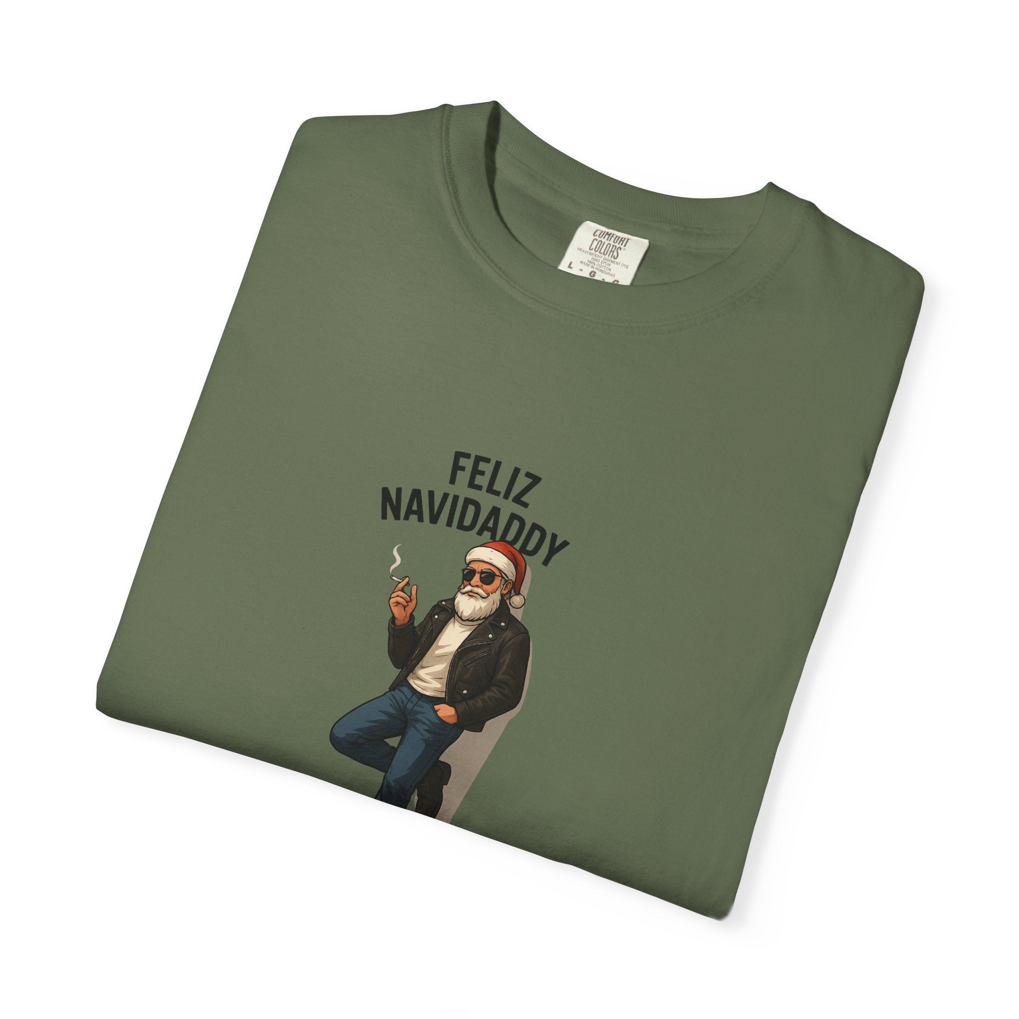 Smokin' Santa Feliz Navidaddy T Shirt