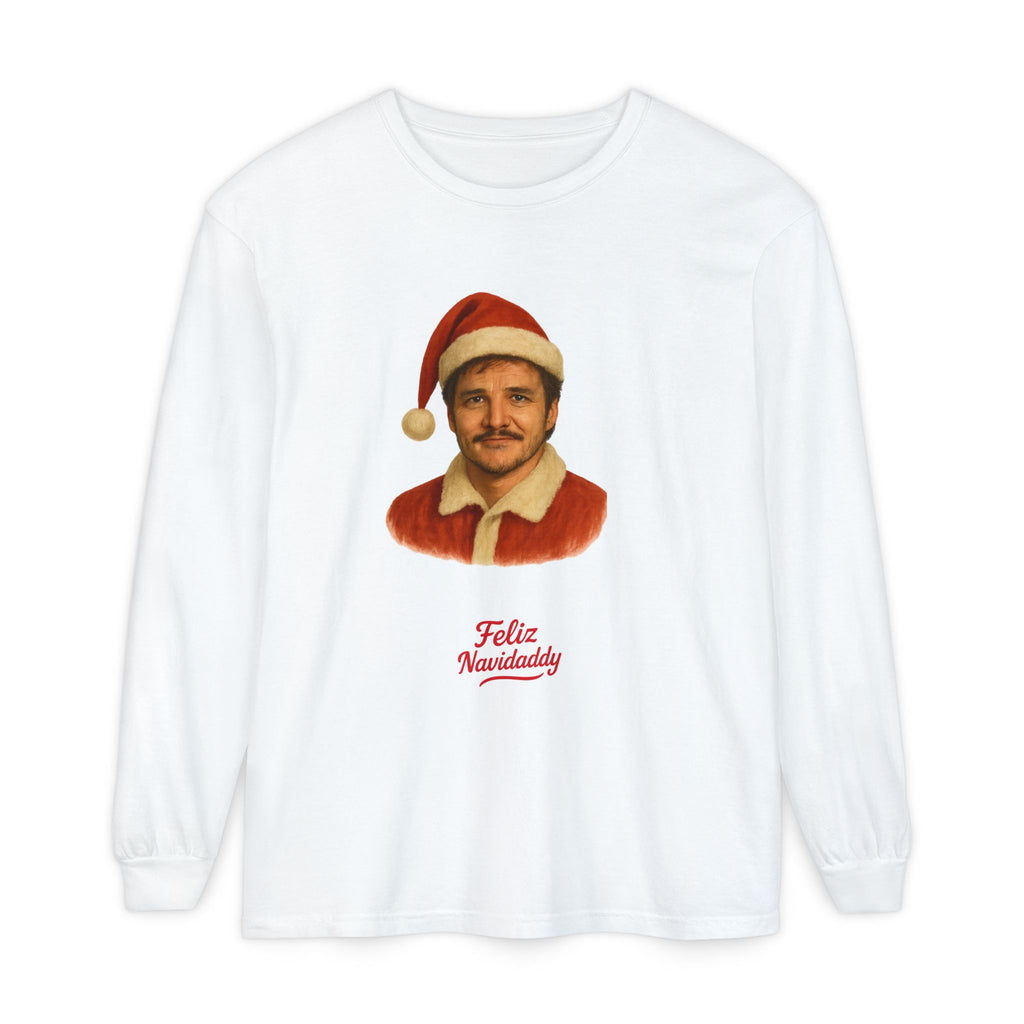 Pedro Pascal Feliz Navidaddy Long Sleeve
