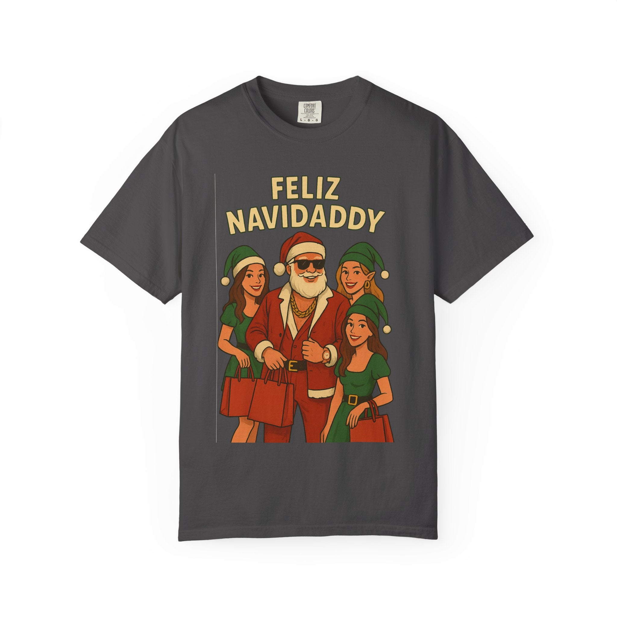 Shopping Daddy Santa T Shirt