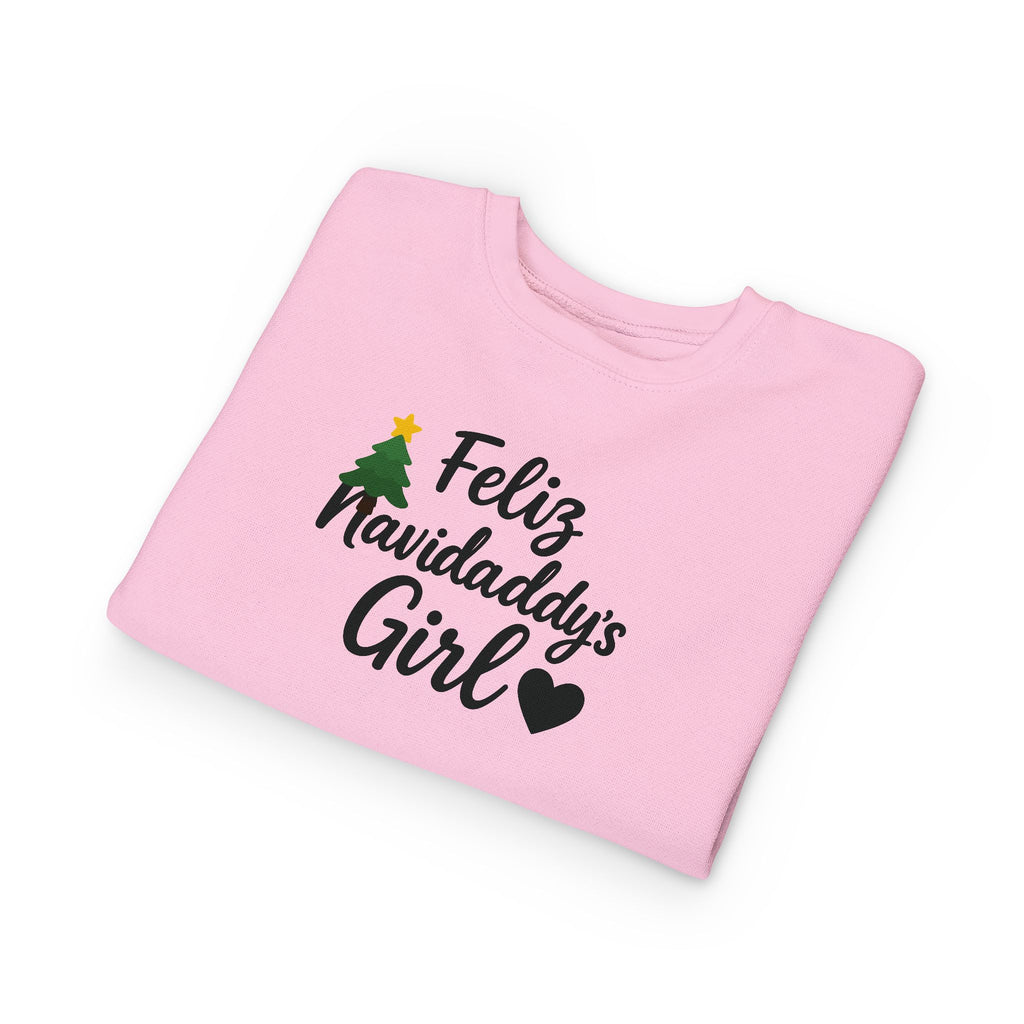 Feliz Navidaddy's Girl Toddler Sweatshirt