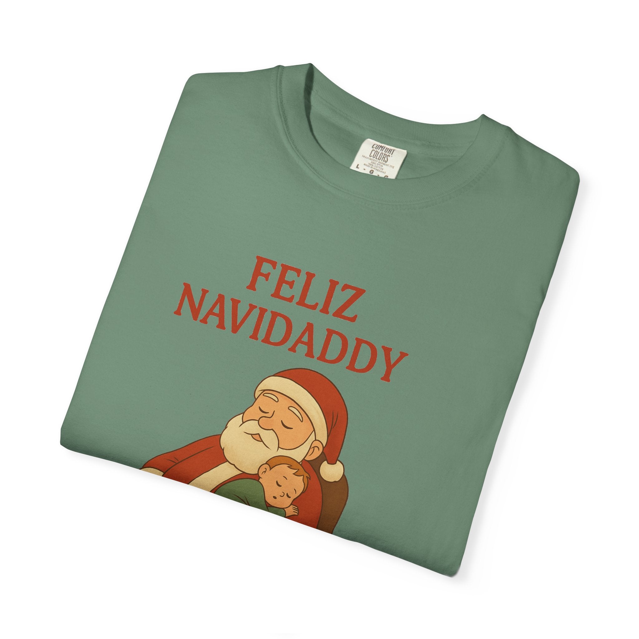 Feliz Navidaddy Sleeping Dad and Baby T Shirt