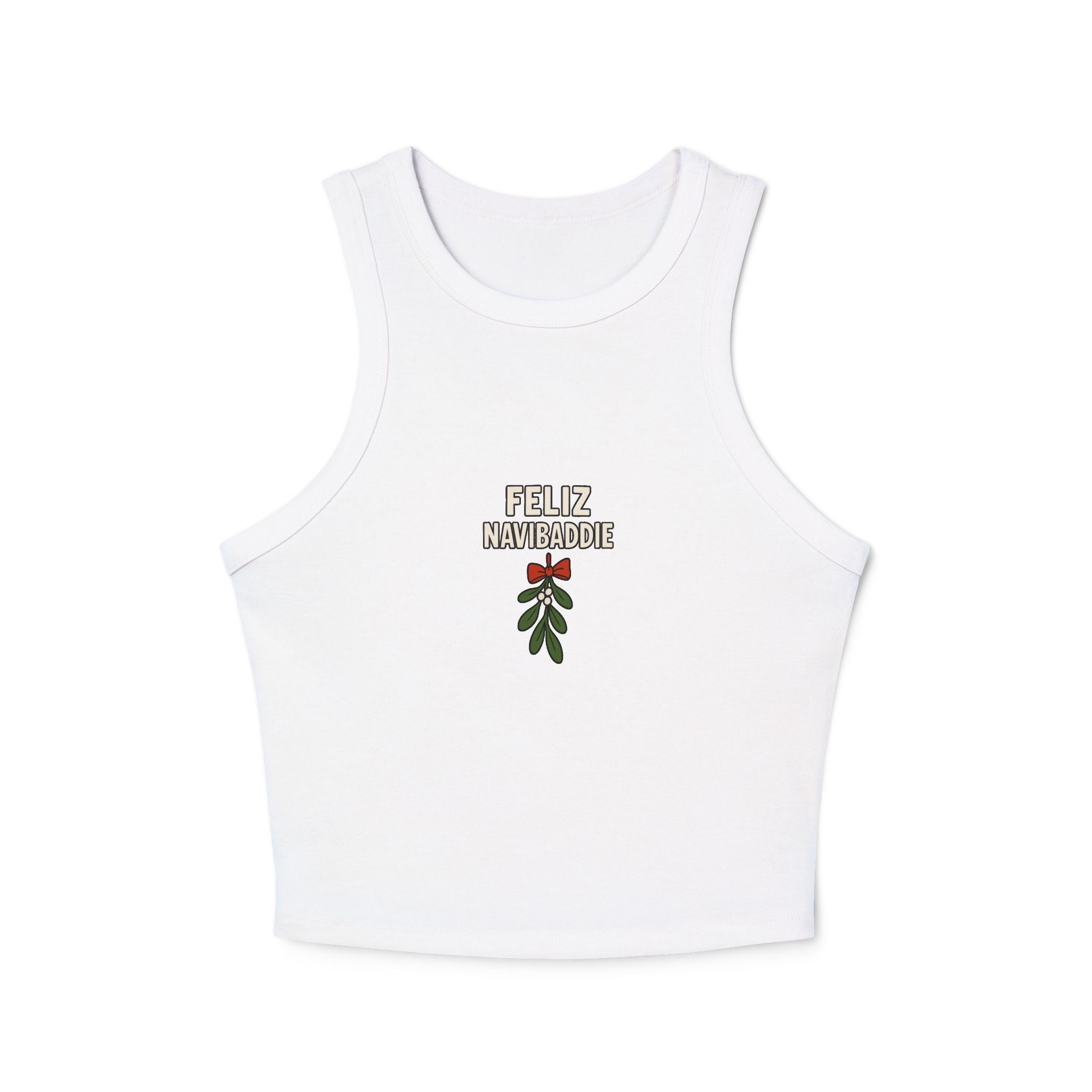 Feliz Navibaddie Women's Micro Rib Racer Tank Top