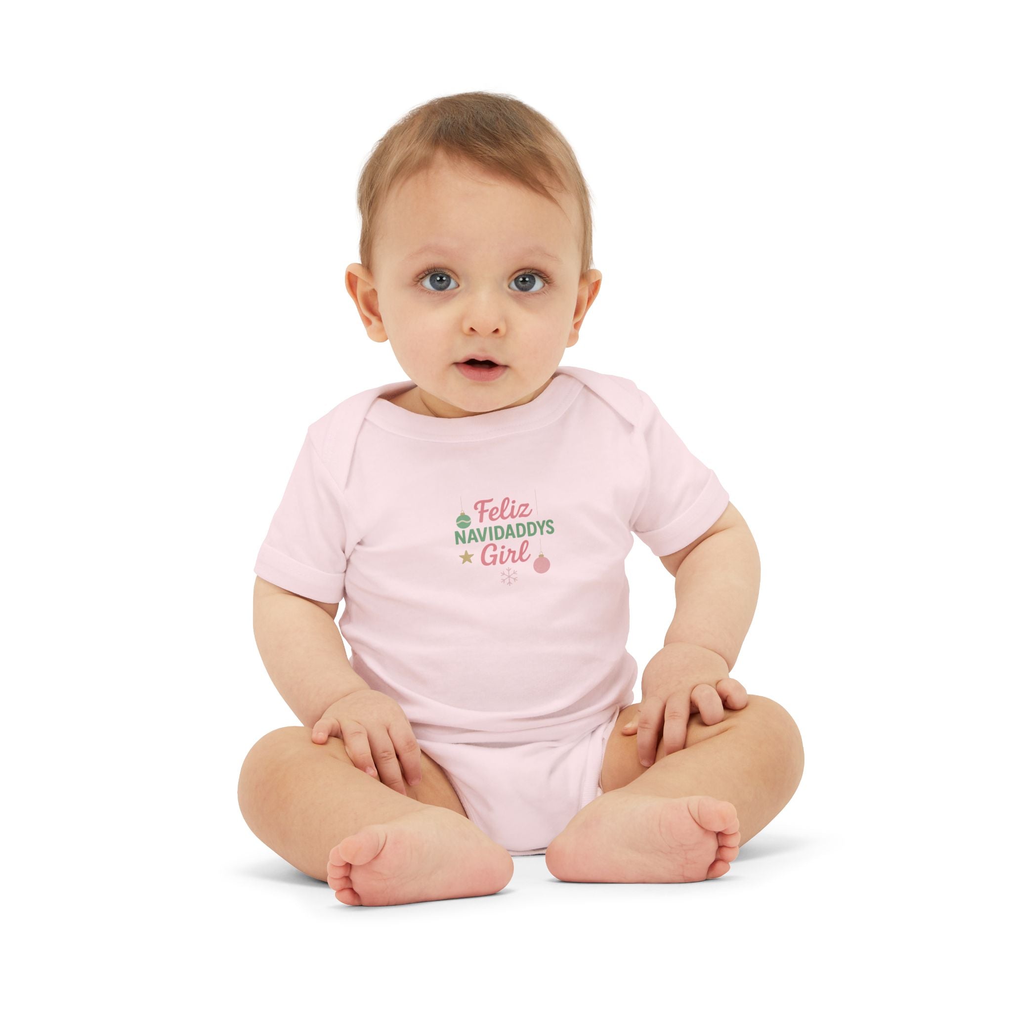 Daddy's Girl Infant Jersey One Piece Feliz Navidaddy's GIrl