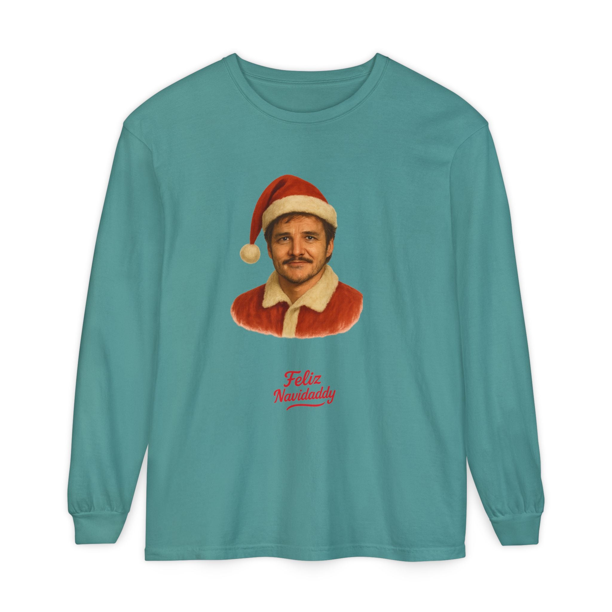 Pedro Pascal Feliz Navidaddy Long Sleeve