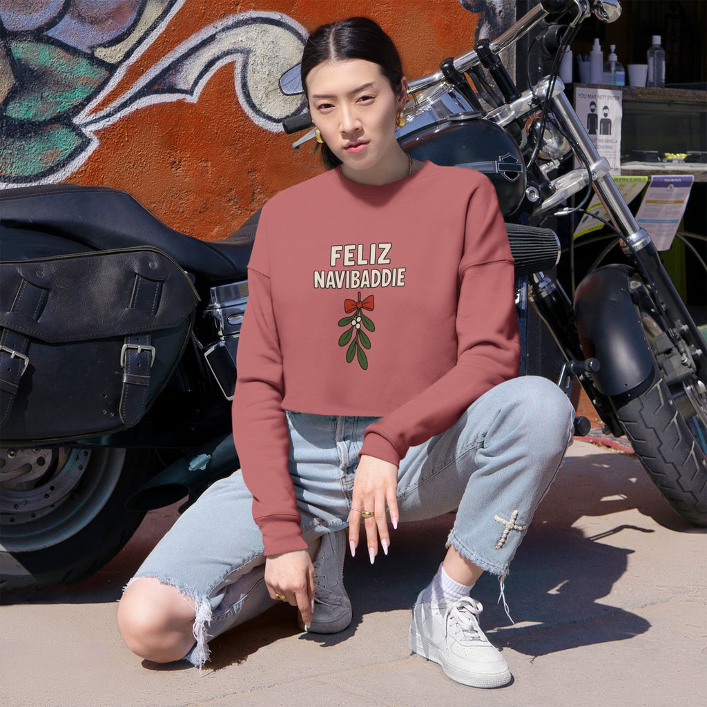 Feliz Navibaddie Cropped Sweatshirt