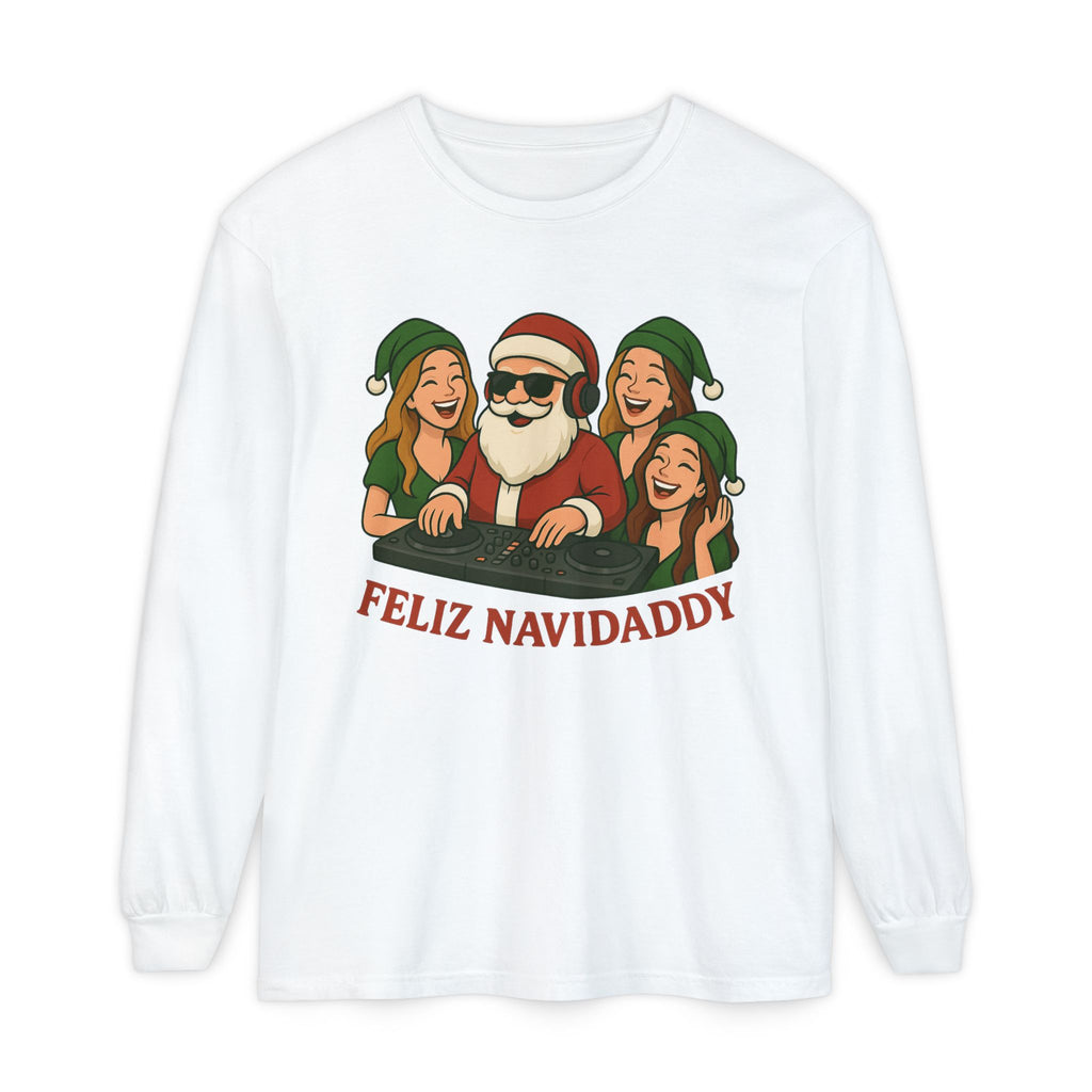 DJ Santa Feliz Navidaddy Long Sleeve