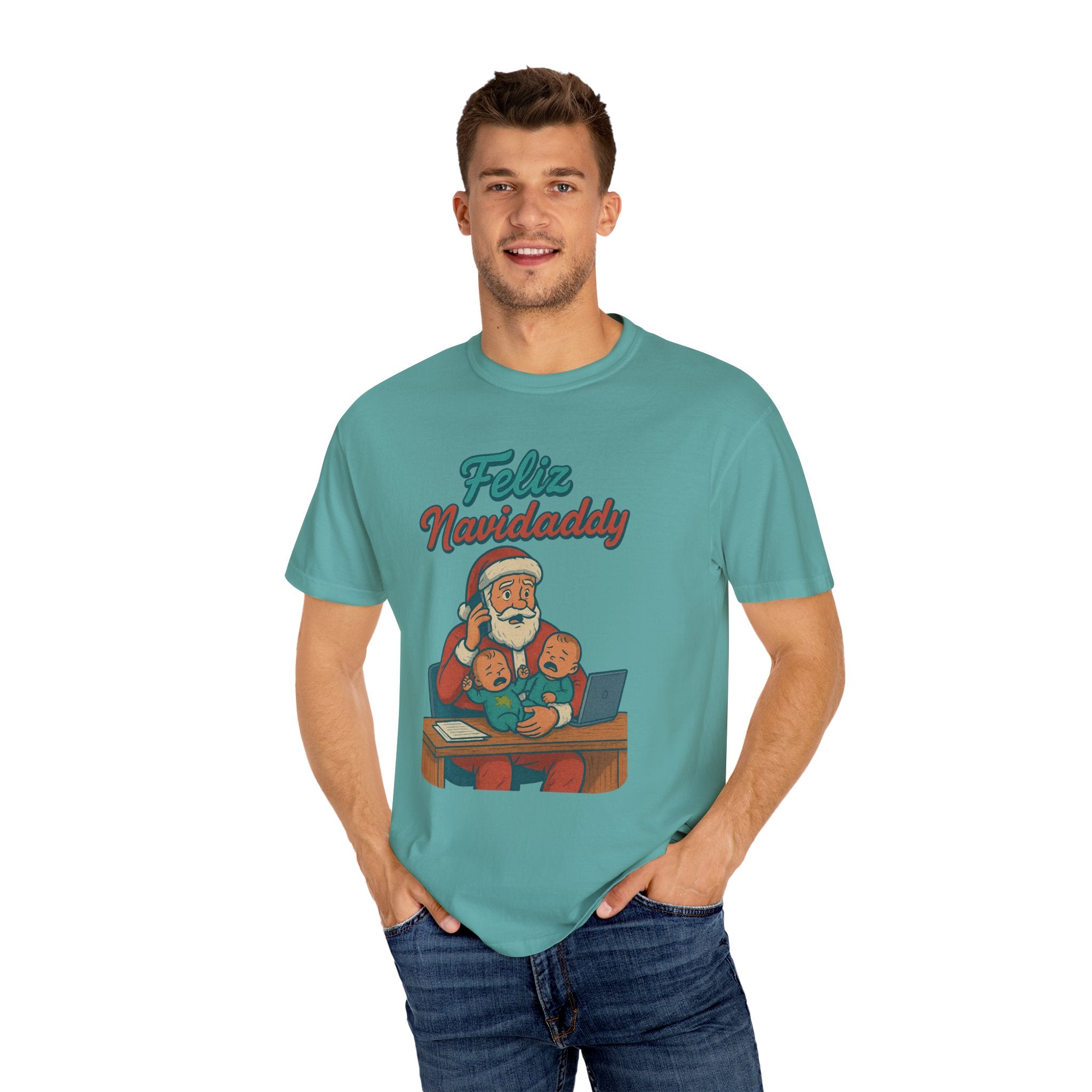 Feliz Navidaddy Busy Dad T Shirt