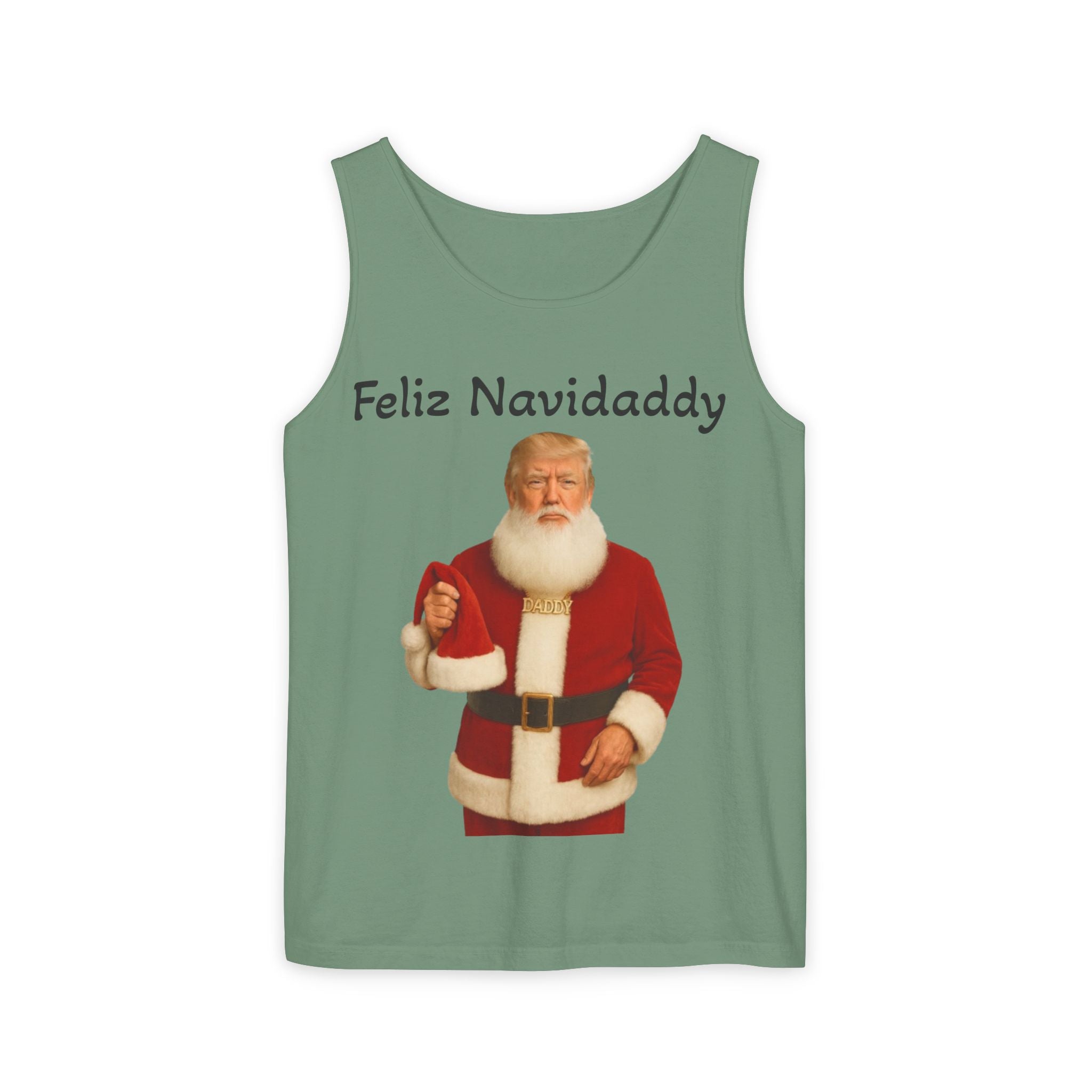 Feliz Navidaddy Tank Top | Unisex Holiday T-Shirt, Santa Claus Shirt, Funny Christmas Apparel, Navidad Gift
