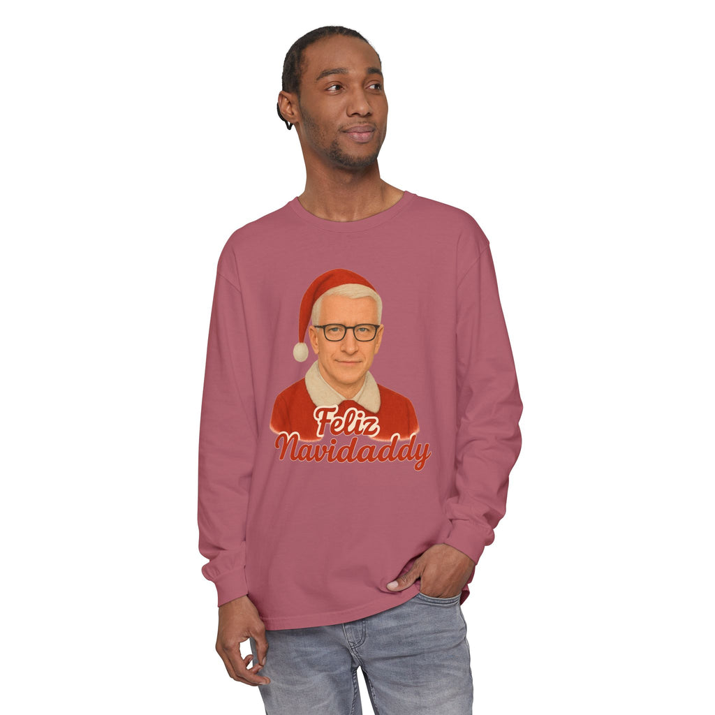 Anderson Cooper Feliz Navidaddy Long Sleeve
