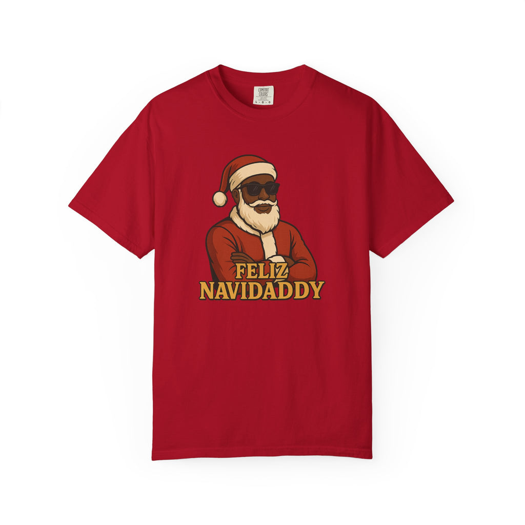Black Santa Feliz Navidaddy T Shirt