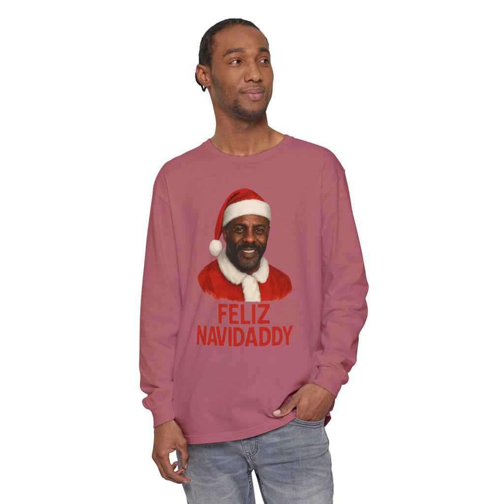 Idris Elba Feliz Navidaddy Long Sleeve