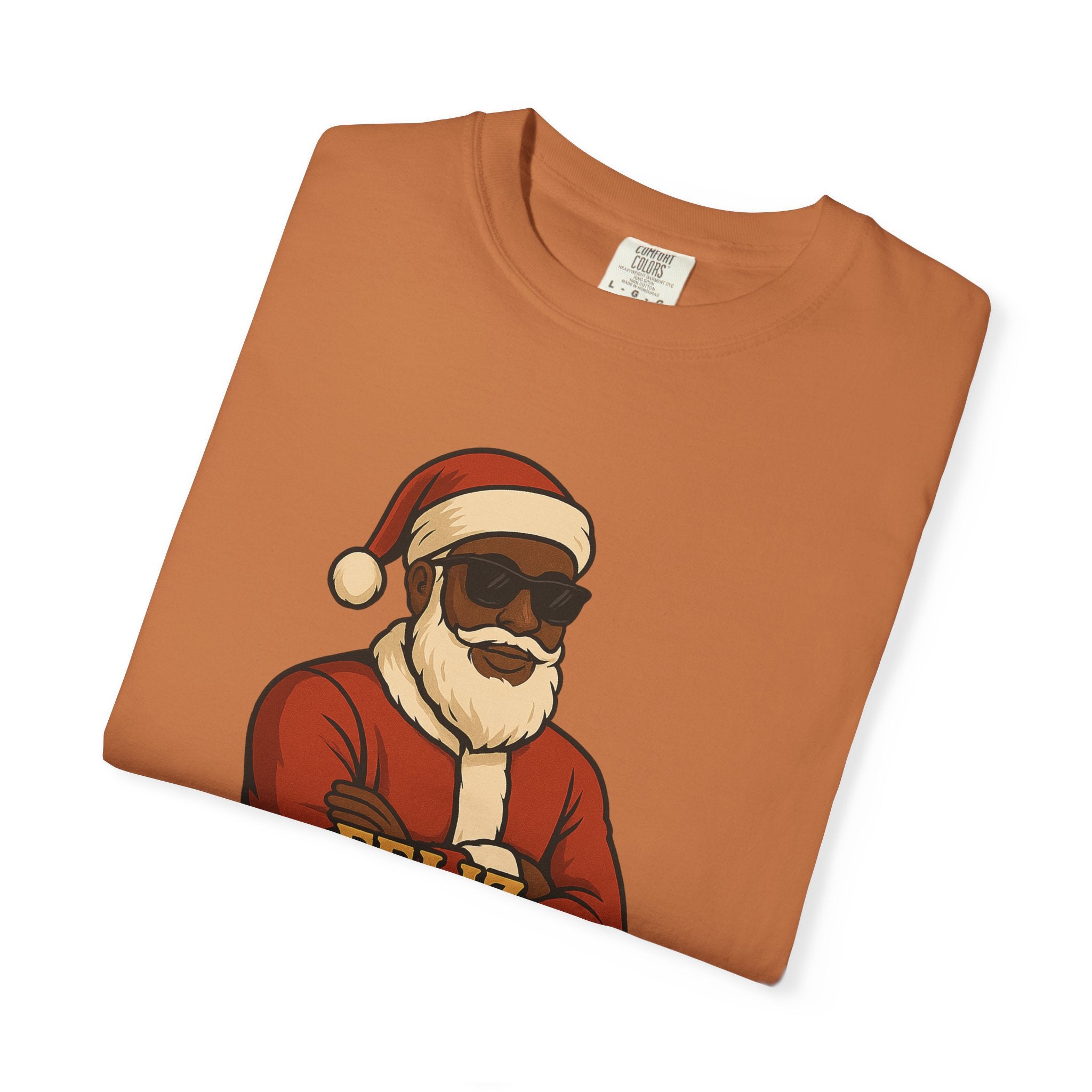 Black Santa Feliz Navidaddy T Shirt