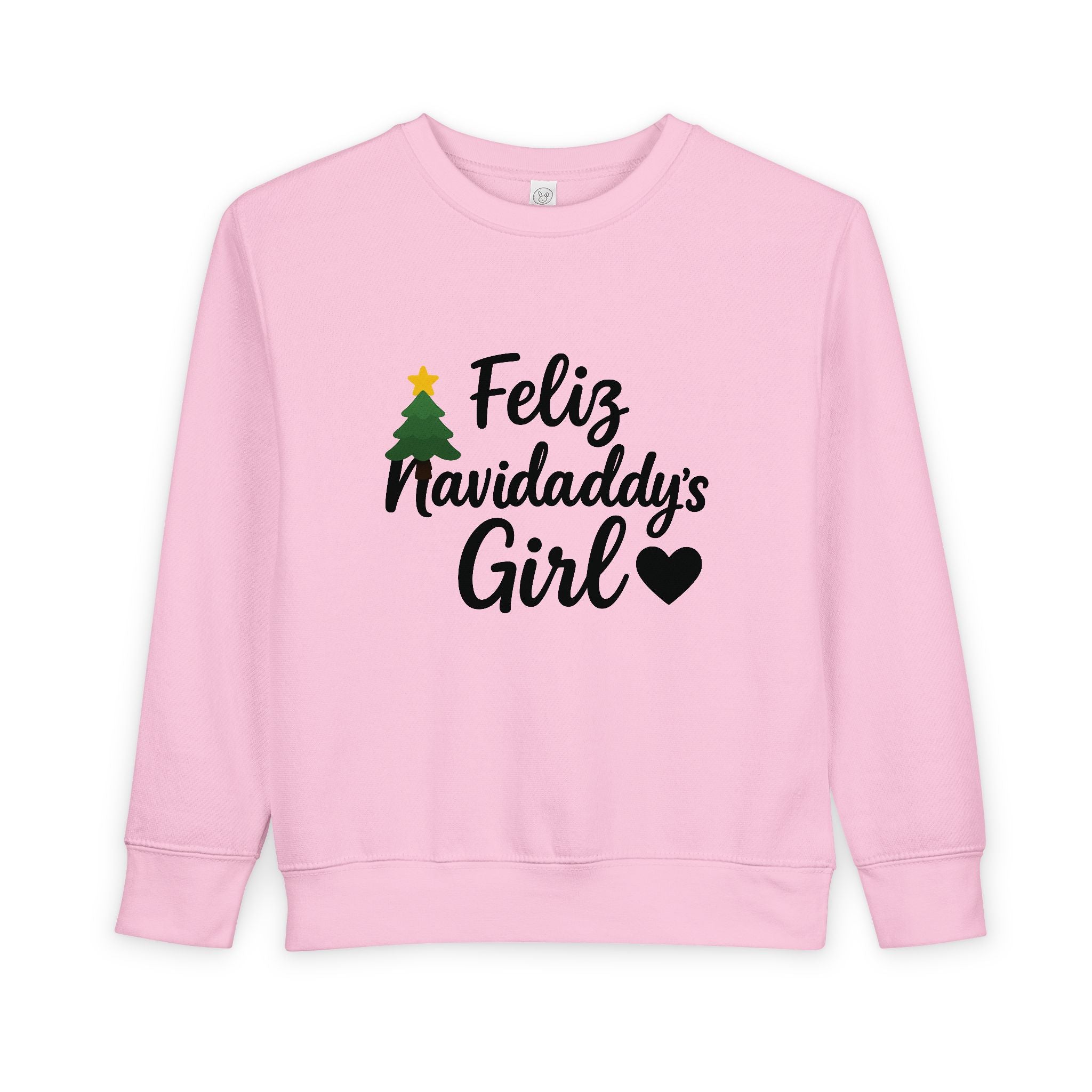 Feliz Navidaddy's Girl Toddler Sweatshirt