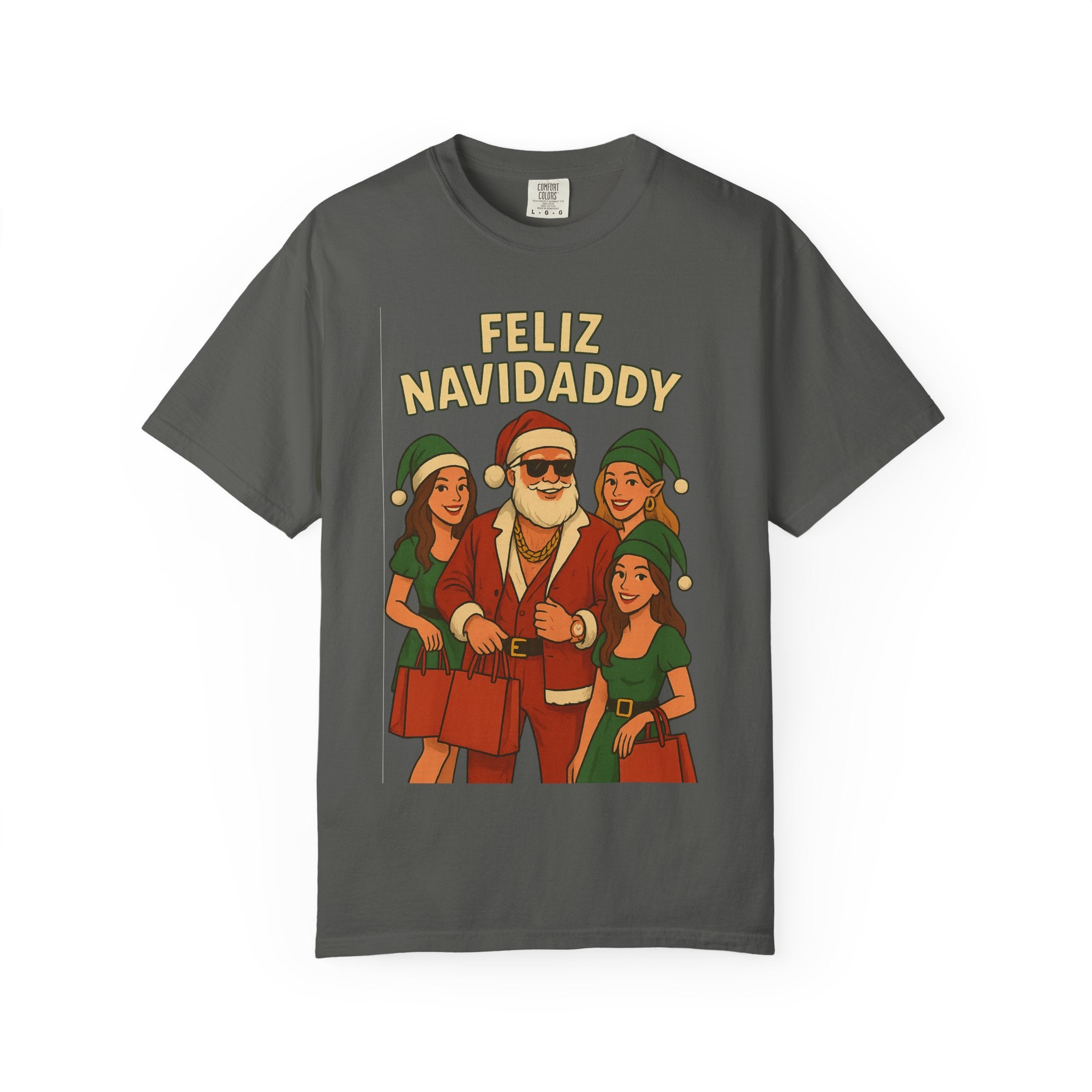 Shopping Daddy Santa T Shirt