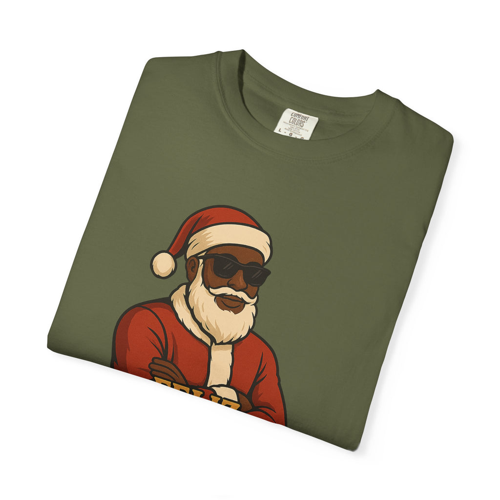 Black Santa Feliz Navidaddy T Shirt
