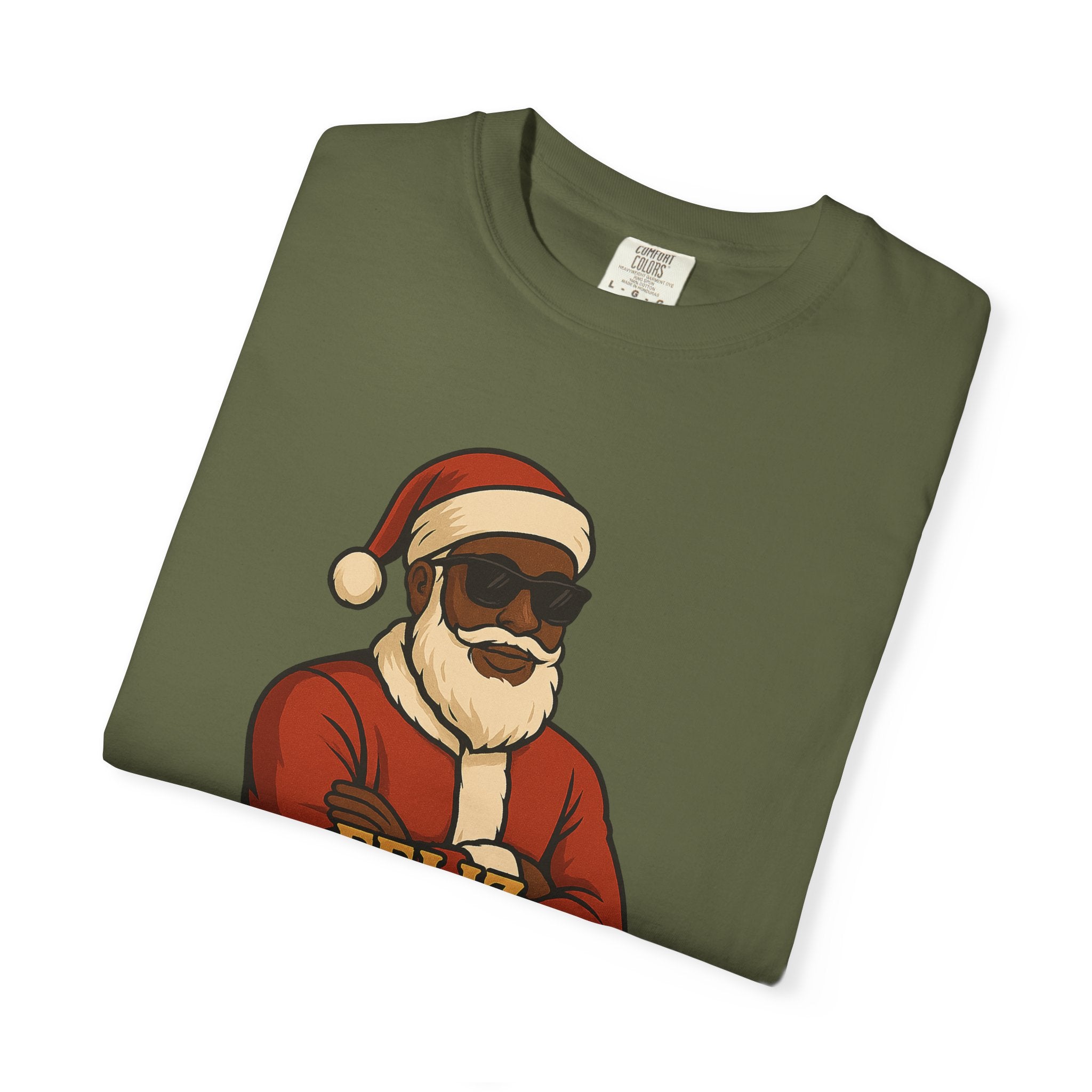 Black Santa Feliz Navidaddy T Shirt
