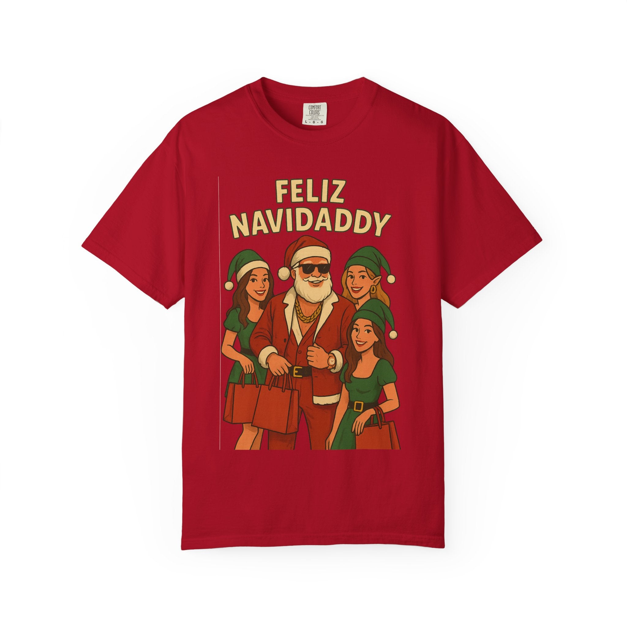 Shopping Daddy Santa T Shirt