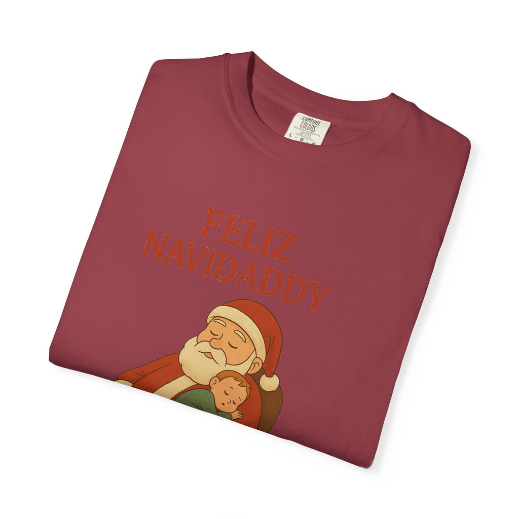 Feliz Navidaddy Sleeping Dad and Baby T Shirt