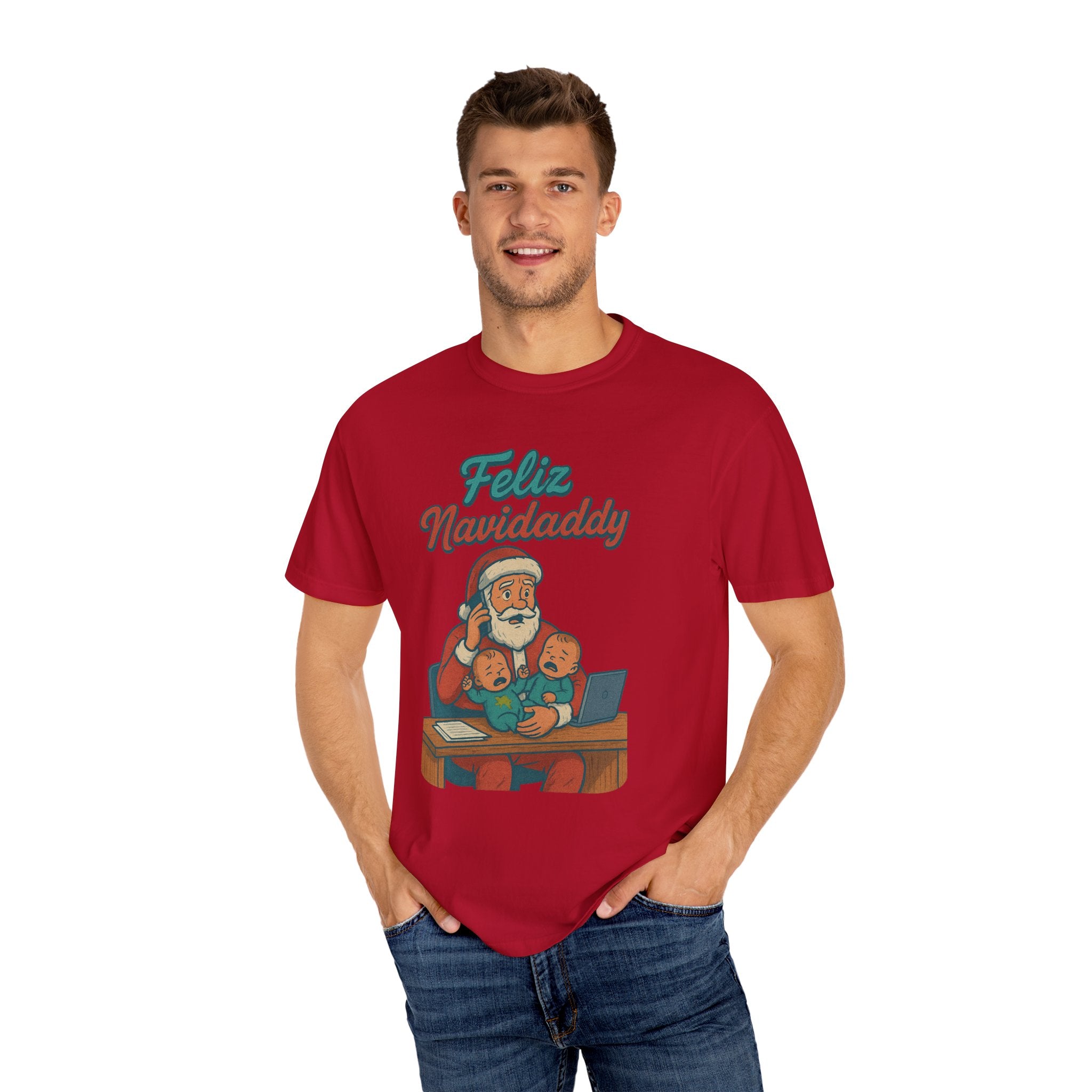 Feliz Navidaddy Busy Dad T Shirt