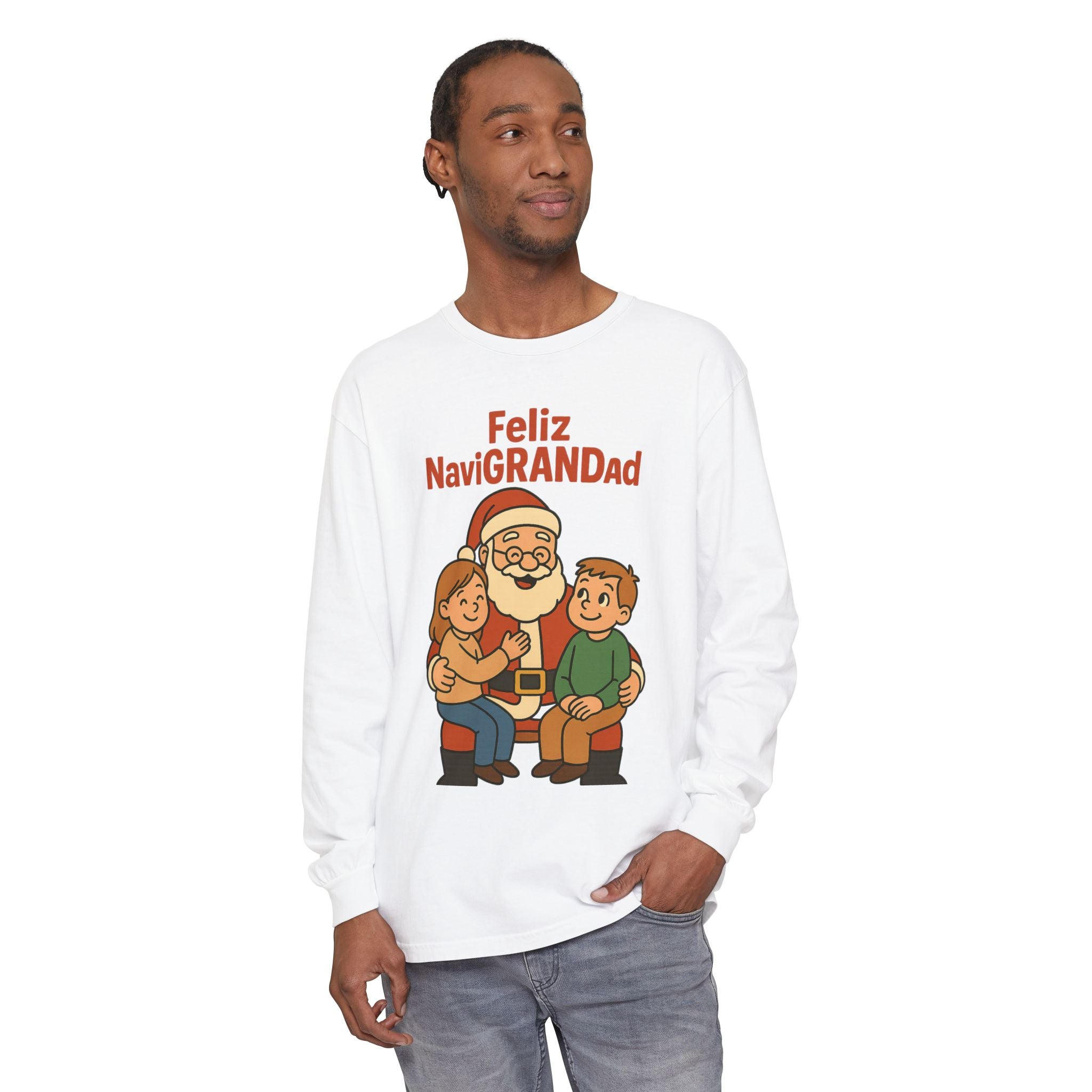 Feliz NaviGRANDad Long Sleeve T-Shirt