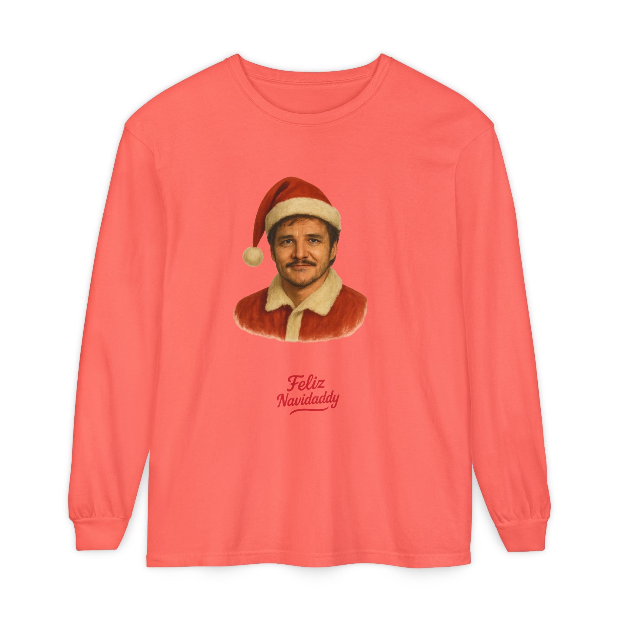 Pedro Pascal Feliz Navidaddy Long Sleeve