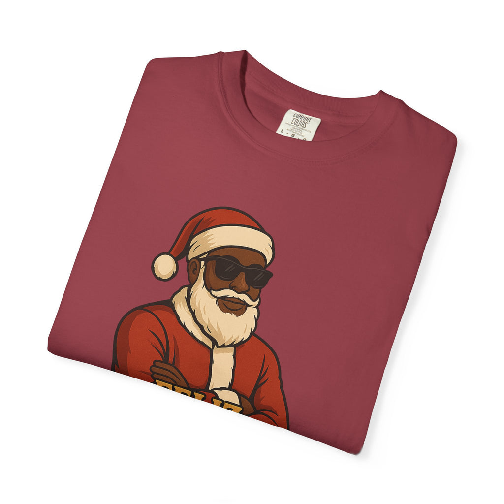Black Santa Feliz Navidaddy T Shirt