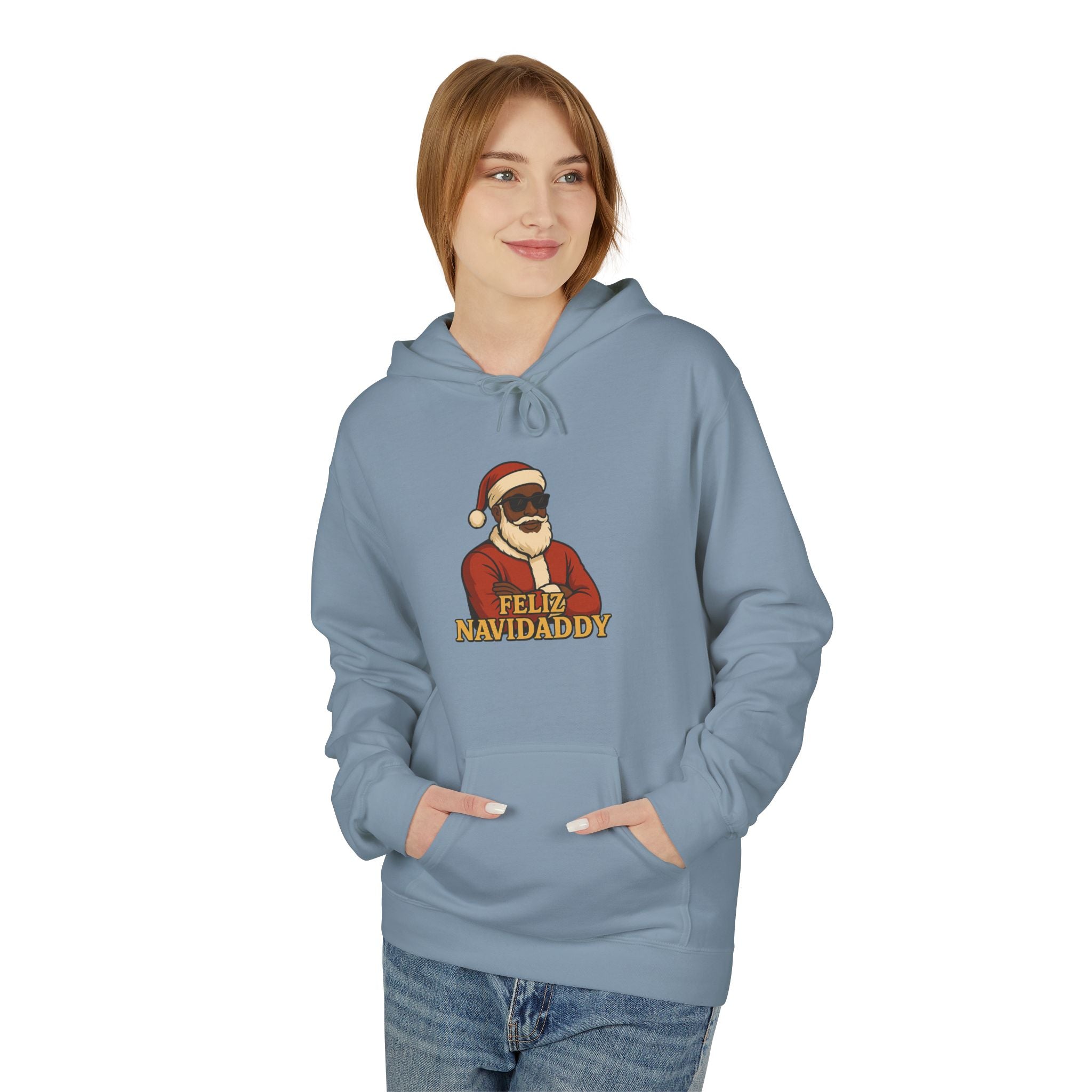 Black Santa Holiday Hoodie