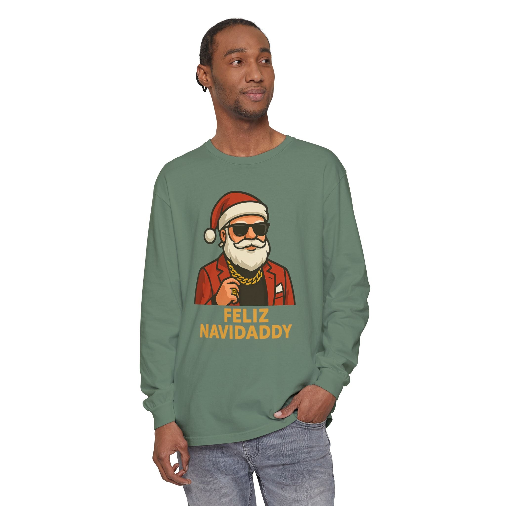 The Golden Clause Feliz Navidaddy Long Sleeve