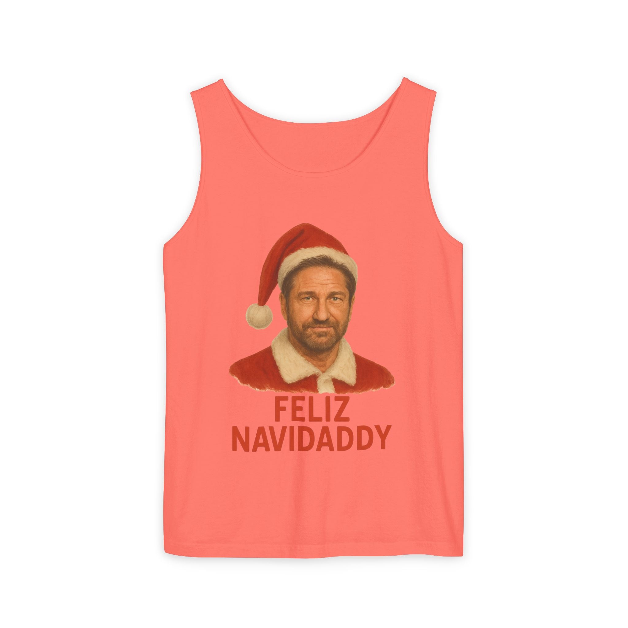 Gerard Butler Feliz Navidaddy Tank Top