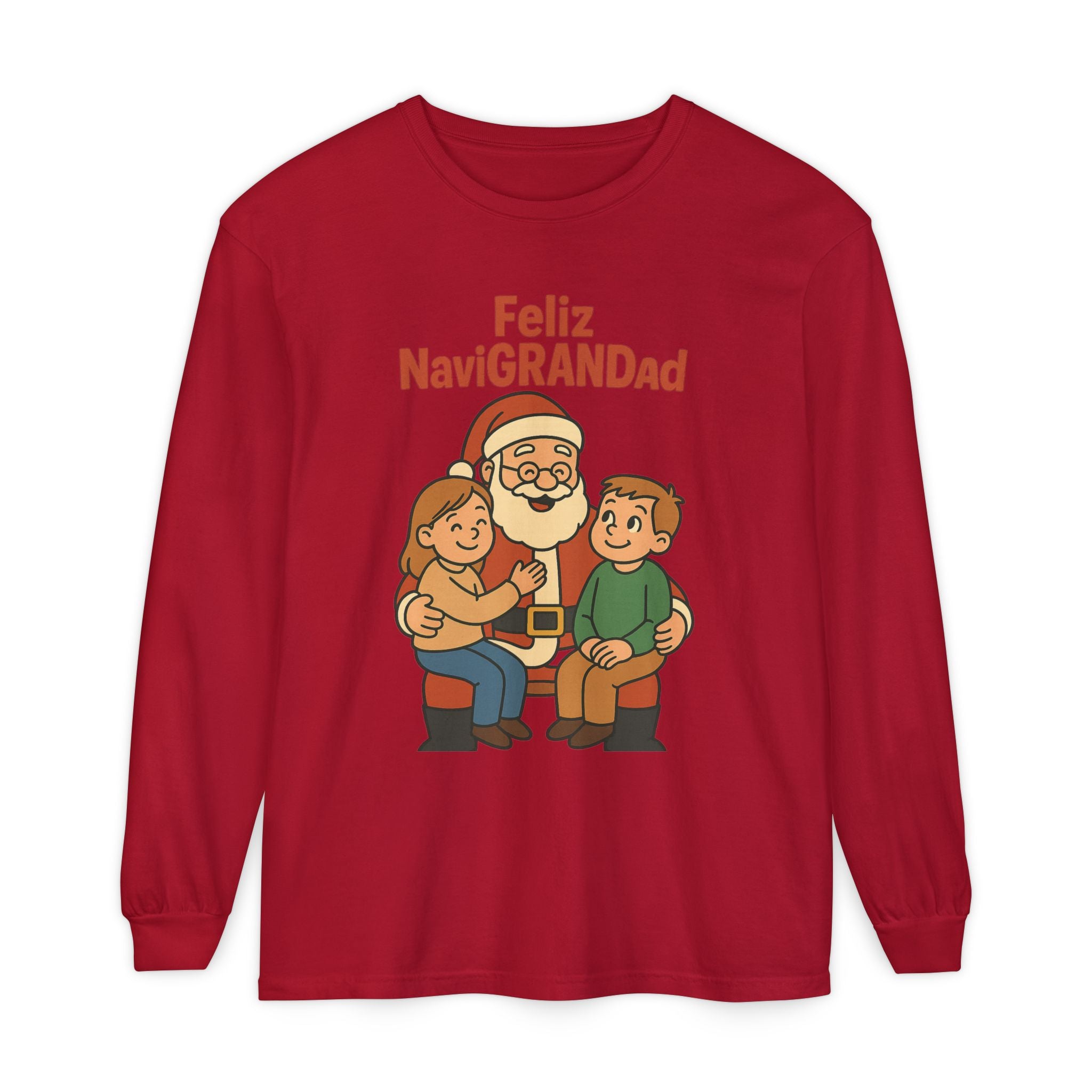 Feliz NaviGRANDad Long Sleeve T-Shirt