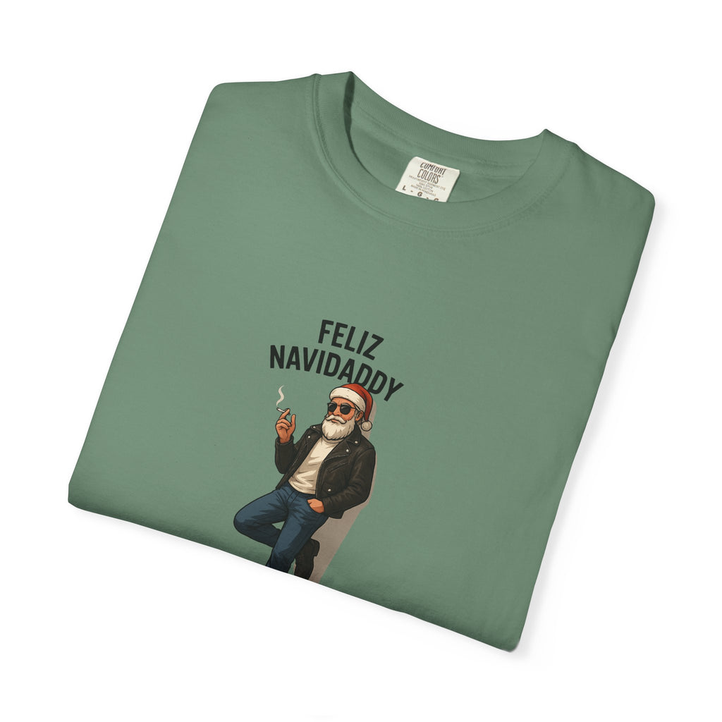 Smokin' Santa Feliz Navidaddy T Shirt